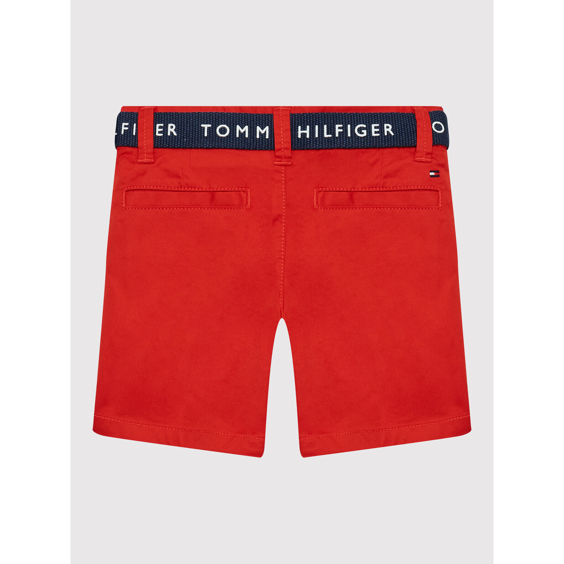 Tommy Hilfiger Шорти от плат Essential KB0KB07399 D Червен Slim Fit - Pepit.bg