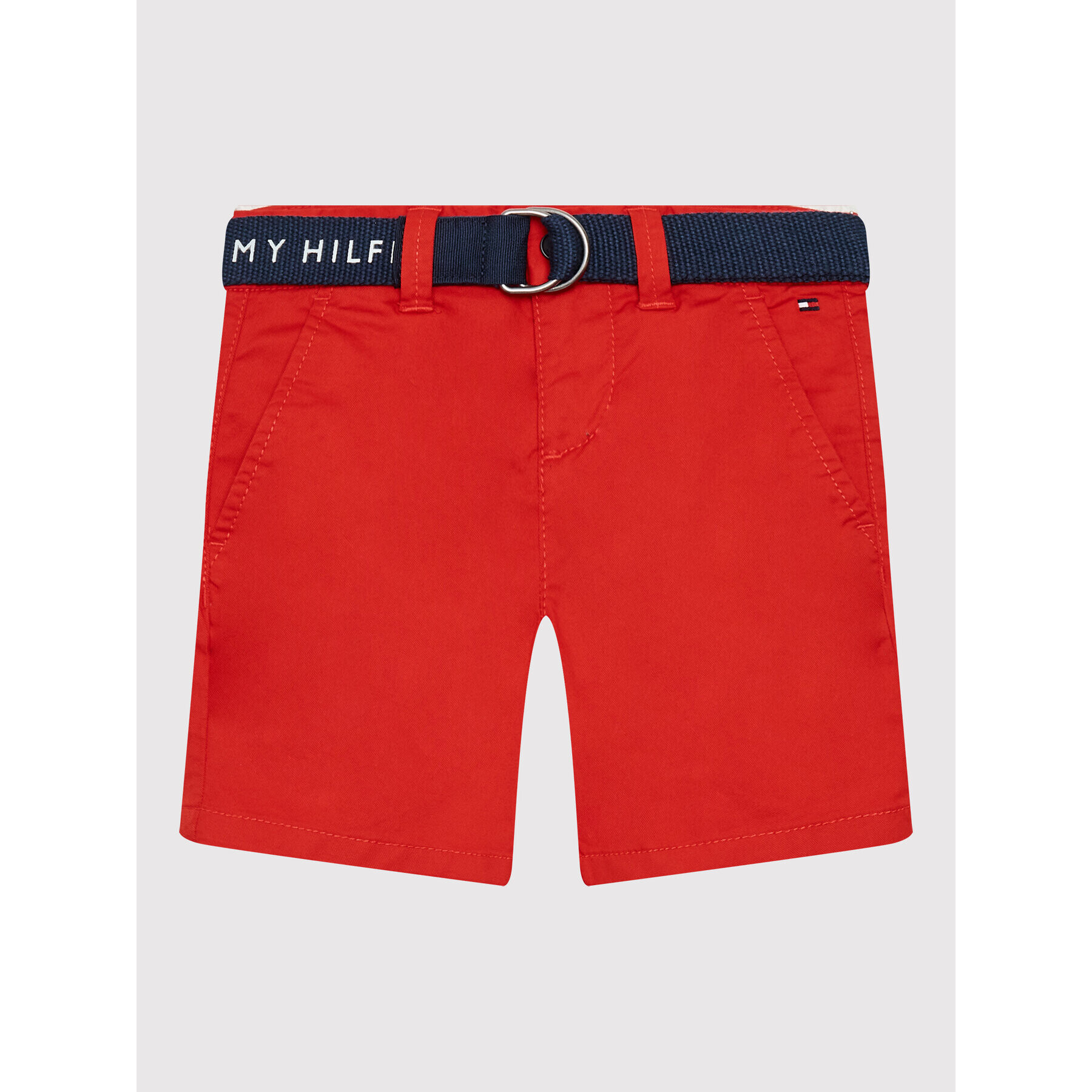 Tommy Hilfiger Шорти от плат Essential KB0KB07399 M Червен Slim Fit - Pepit.bg