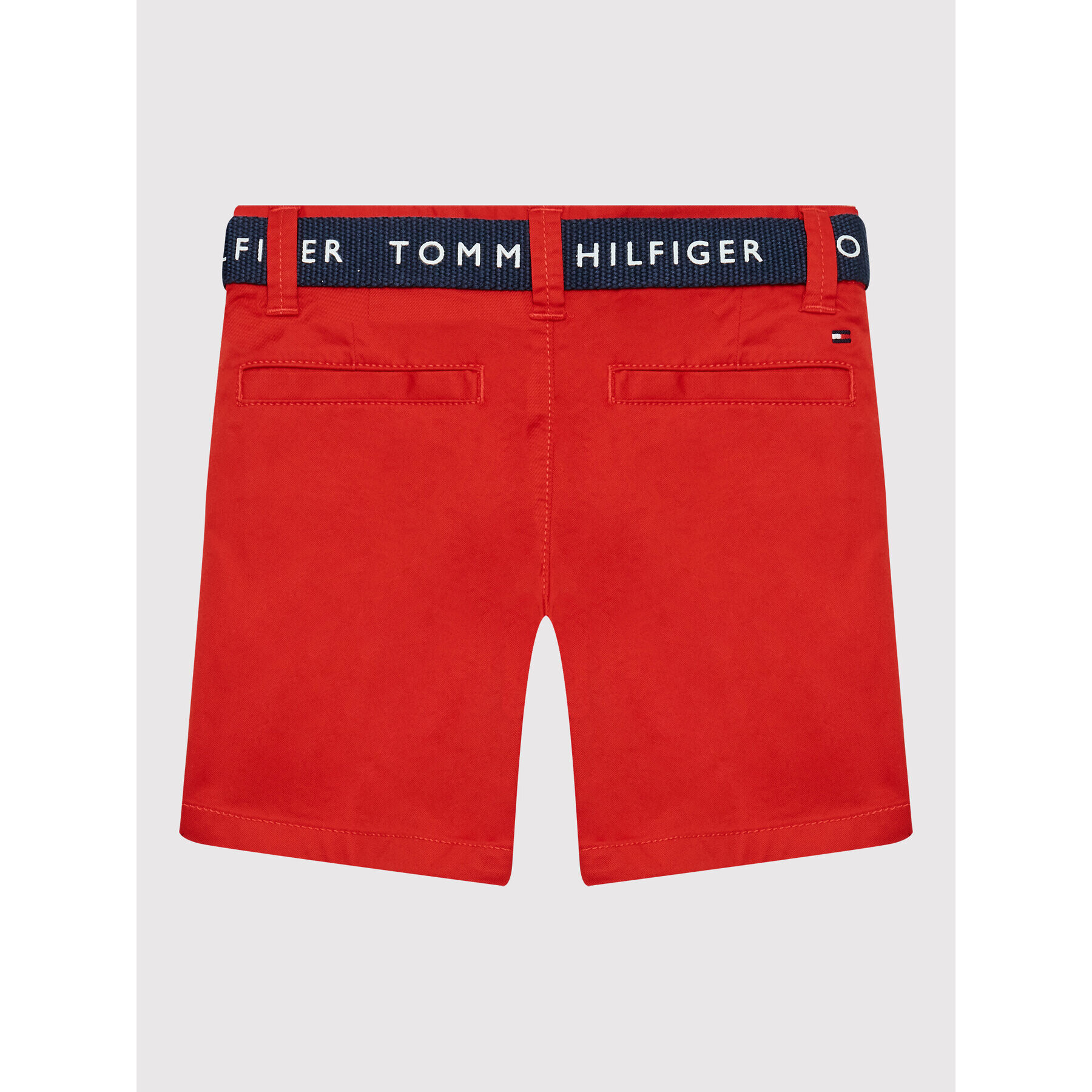 Tommy Hilfiger Шорти от плат Essential KB0KB07399 M Червен Slim Fit - Pepit.bg
