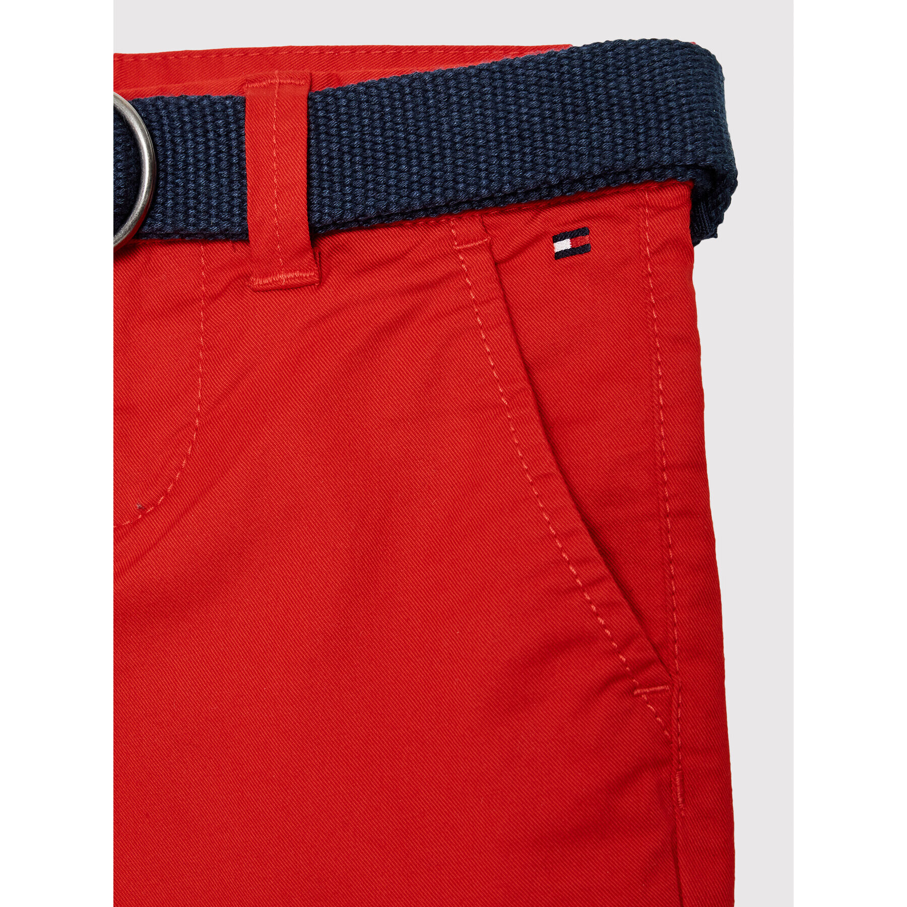 Tommy Hilfiger Шорти от плат Essential KB0KB07399 M Червен Slim Fit - Pepit.bg