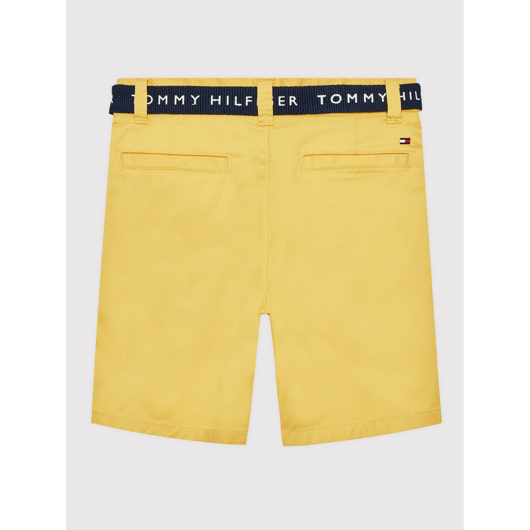 Tommy Hilfiger Шорти от плат Essential KB0KB07399 M Жълт Slim Fit - Pepit.bg