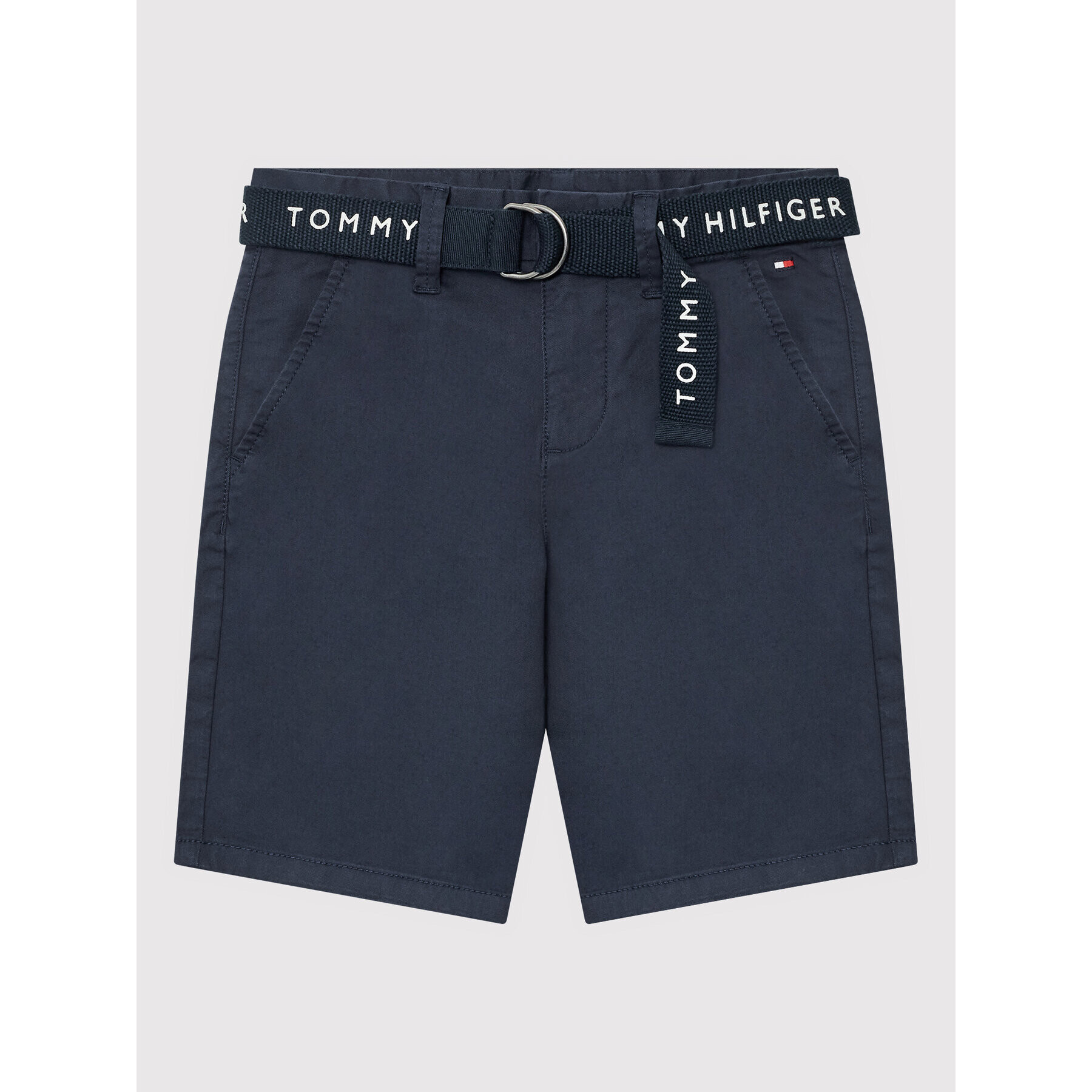 Tommy Hilfiger Шорти от плат Essential KB0KB07399 Тъмносин Slim Fit - Pepit.bg