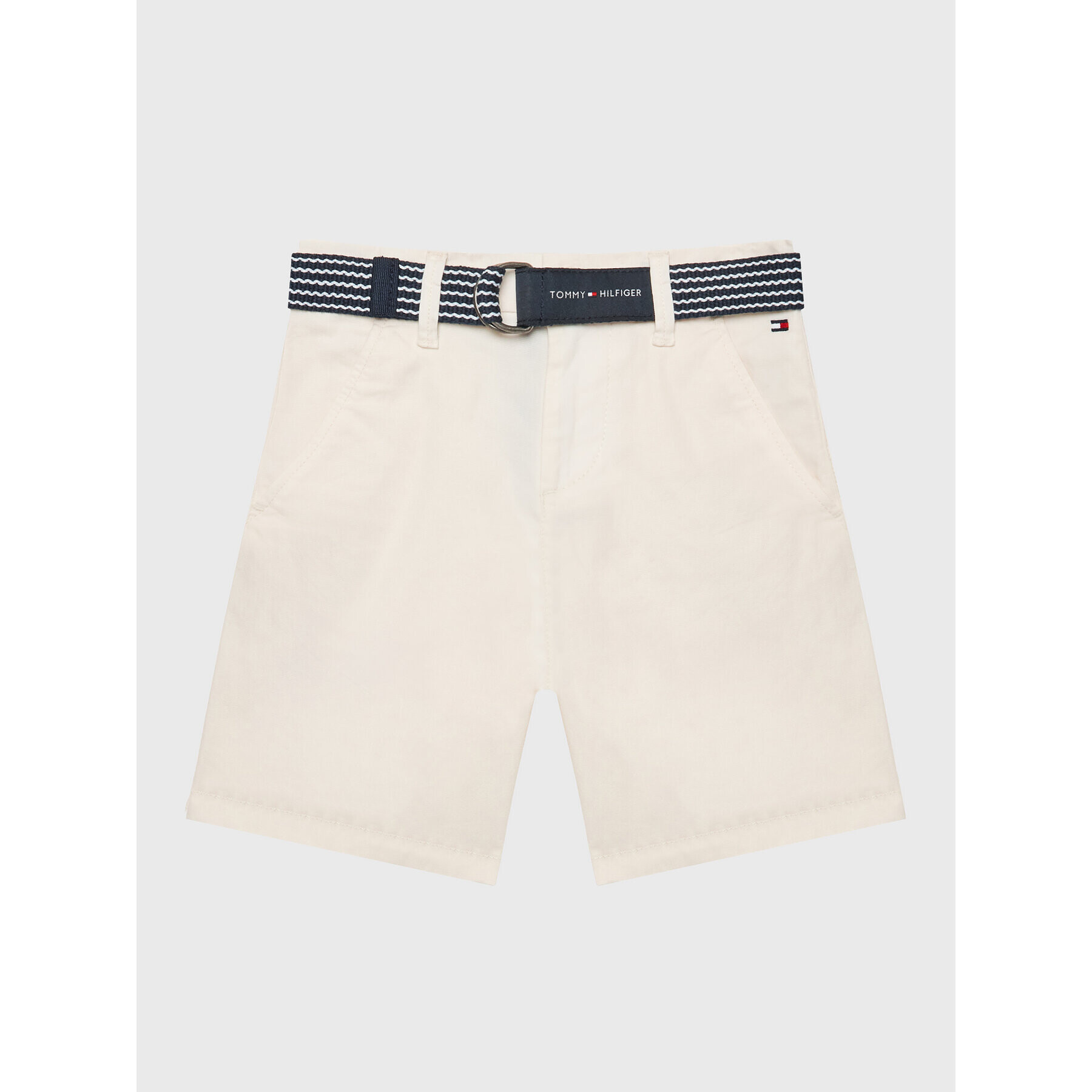 Tommy Hilfiger Шорти от плат Essential KB0KB08127 D Бял Slim Fit - Pepit.bg