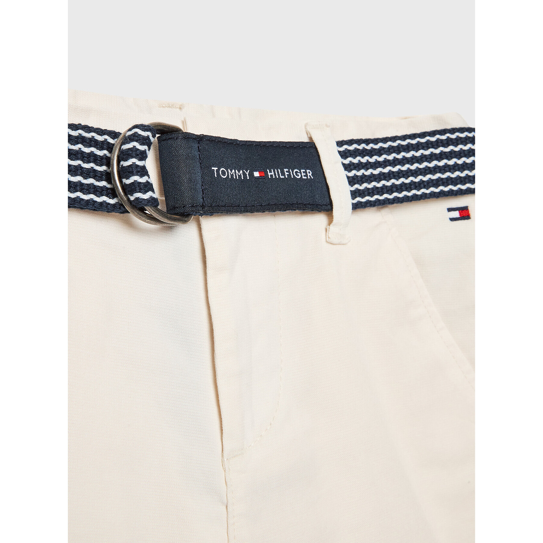 Tommy Hilfiger Шорти от плат Essential KB0KB08127 D Бял Slim Fit - Pepit.bg