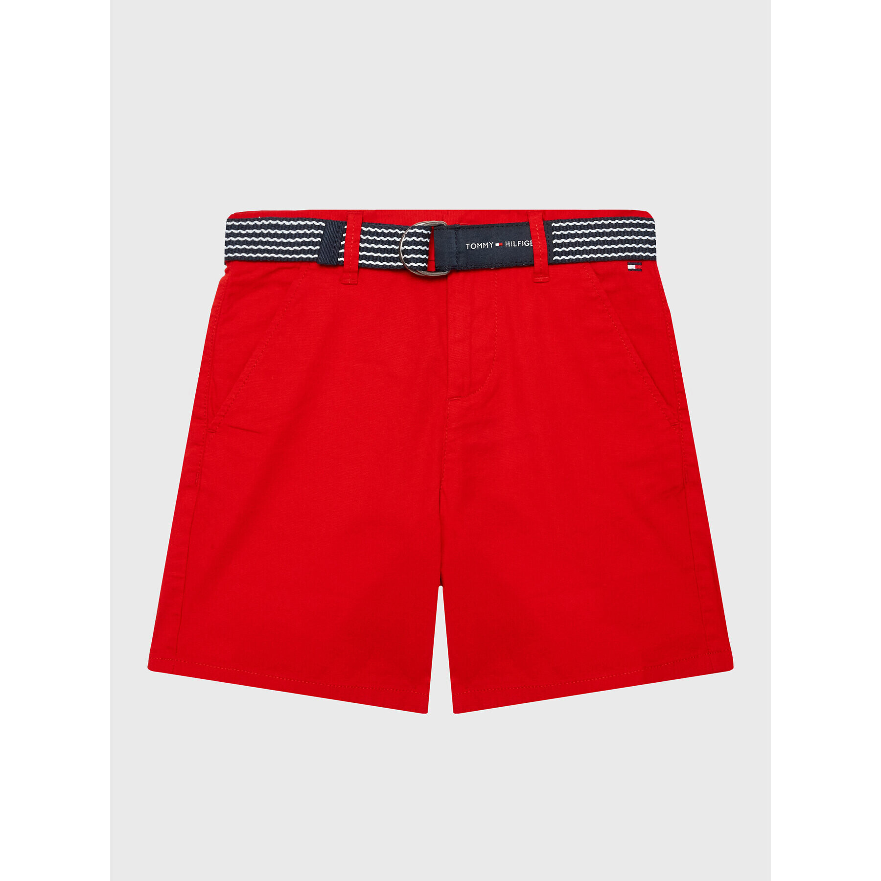 Tommy Hilfiger Шорти от плат Essential KB0KB08127 D Червен Slim Fit - Pepit.bg