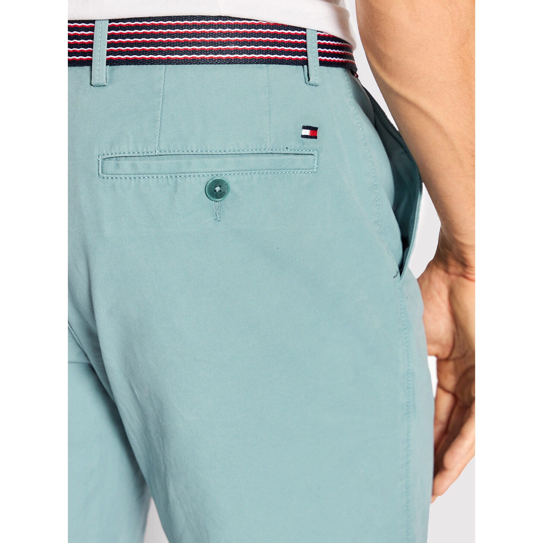 Tommy Hilfiger Шорти от плат Harlem MW0MW26620 Син Relaxed Fit - Pepit.bg