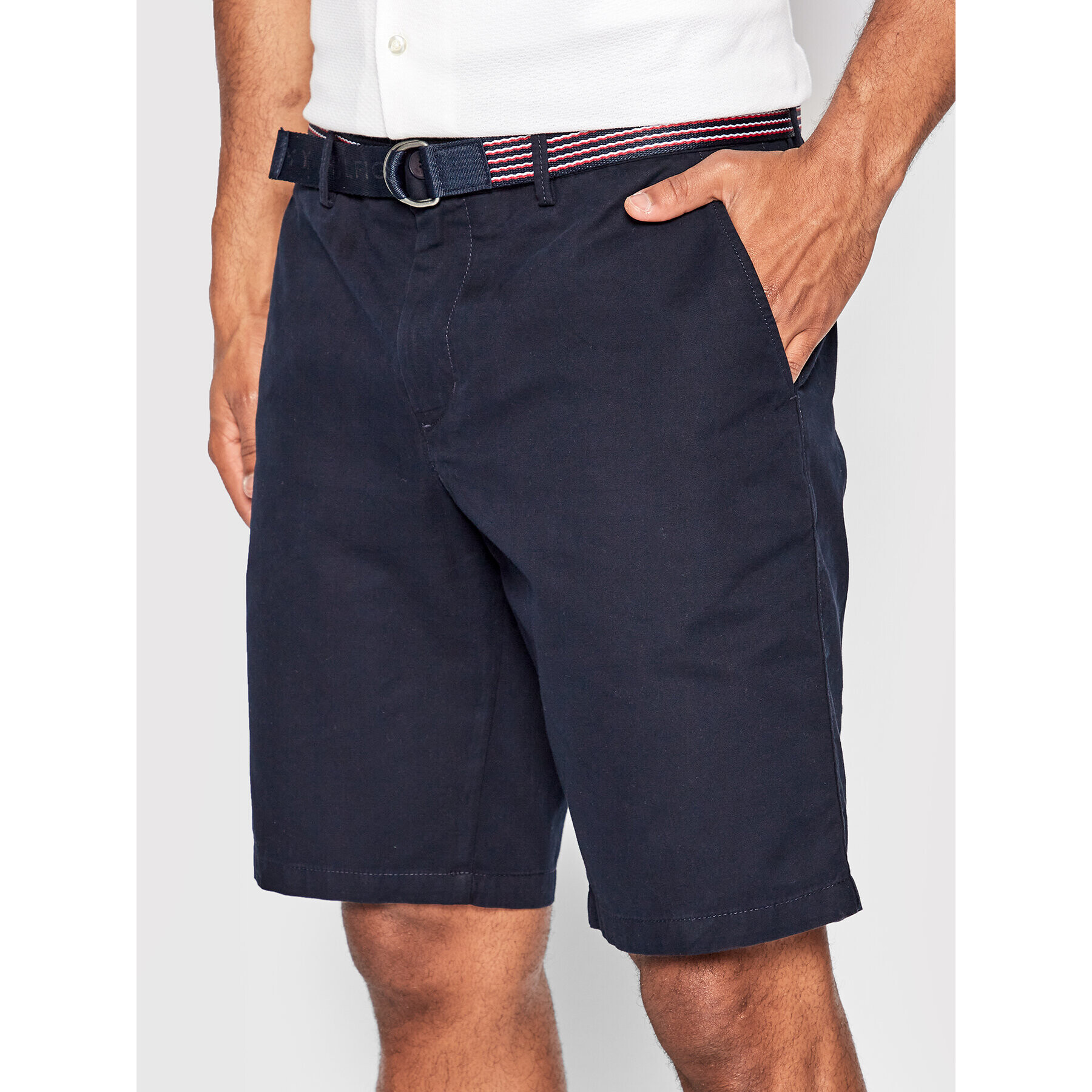 Tommy Hilfiger Шорти от плат Harlem MW0MW26620 Тъмносин Relaxed Fit - Pepit.bg