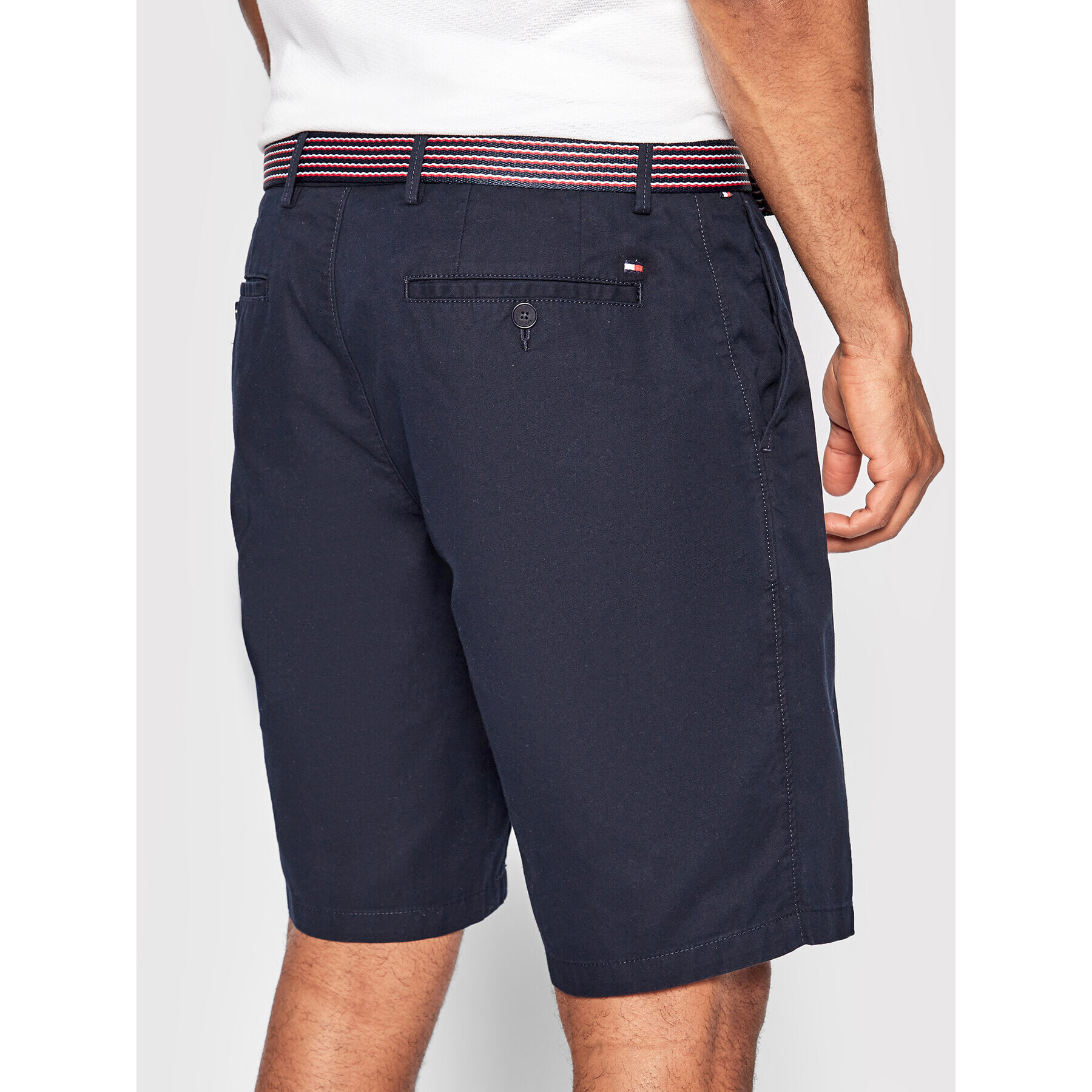 Tommy Hilfiger Шорти от плат Harlem MW0MW26620 Тъмносин Relaxed Fit - Pepit.bg