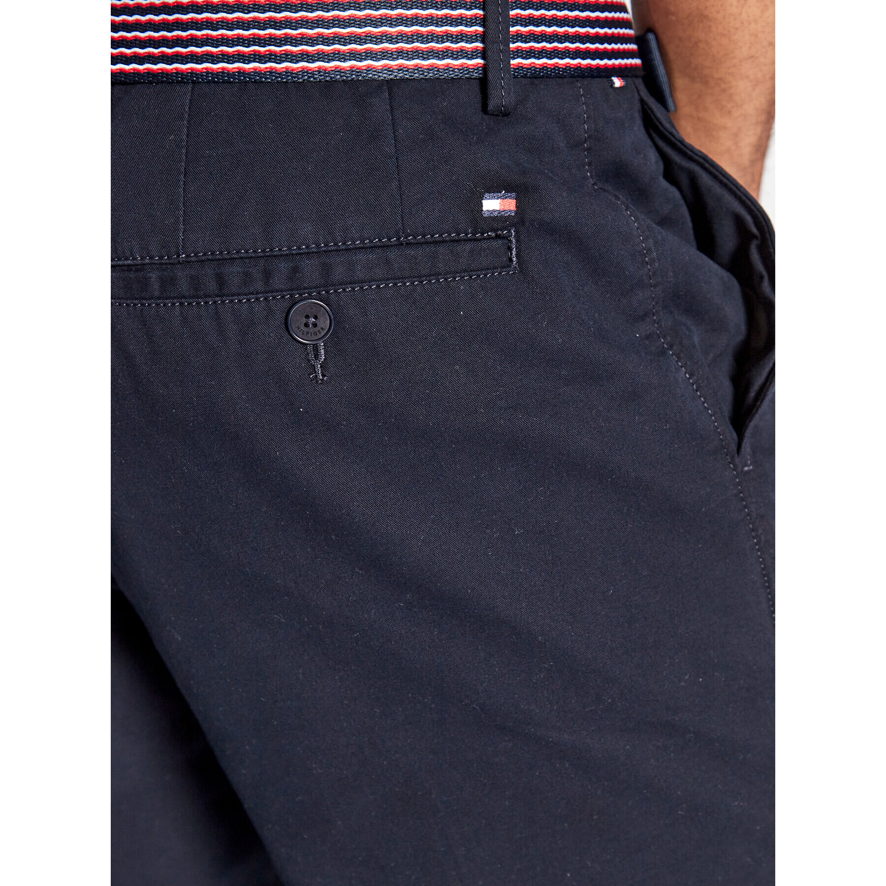 Tommy Hilfiger Шорти от плат Harlem MW0MW26620 Тъмносин Relaxed Fit - Pepit.bg