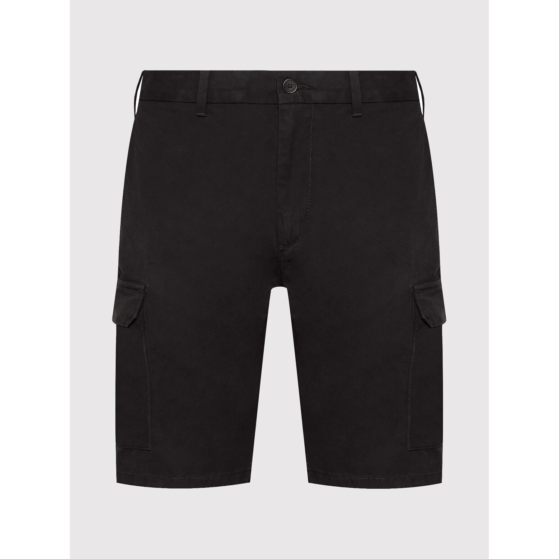 Tommy Hilfiger Шорти от плат John MW0MW24953 Черен Regular Fit - Pepit.bg