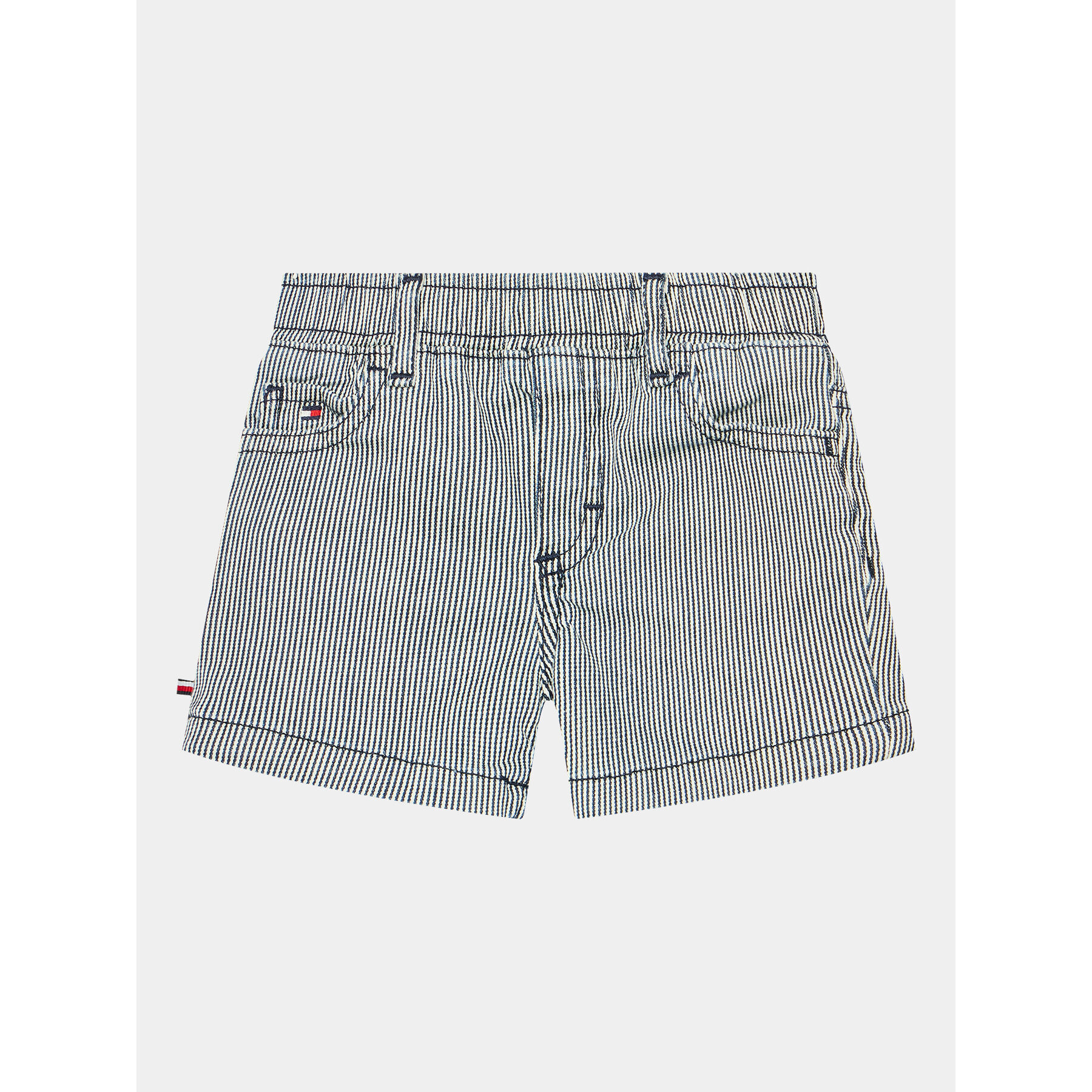 Tommy Hilfiger Шорти от плат KN0KN01619 Тъмносин Regular Fit - Pepit.bg