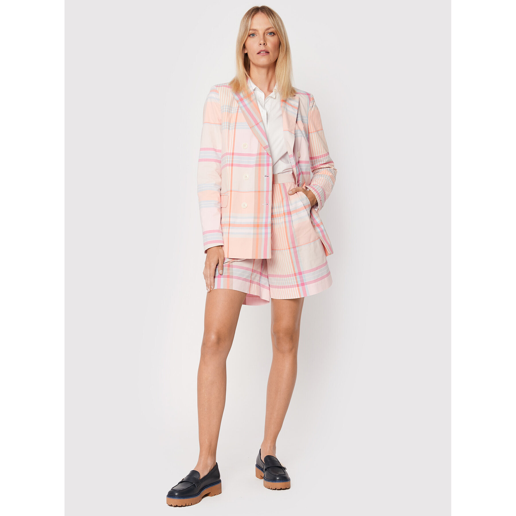 Tommy Hilfiger Шорти от плат Madras Check WW0WW34536 Цветен Relaxed Fit - Pepit.bg