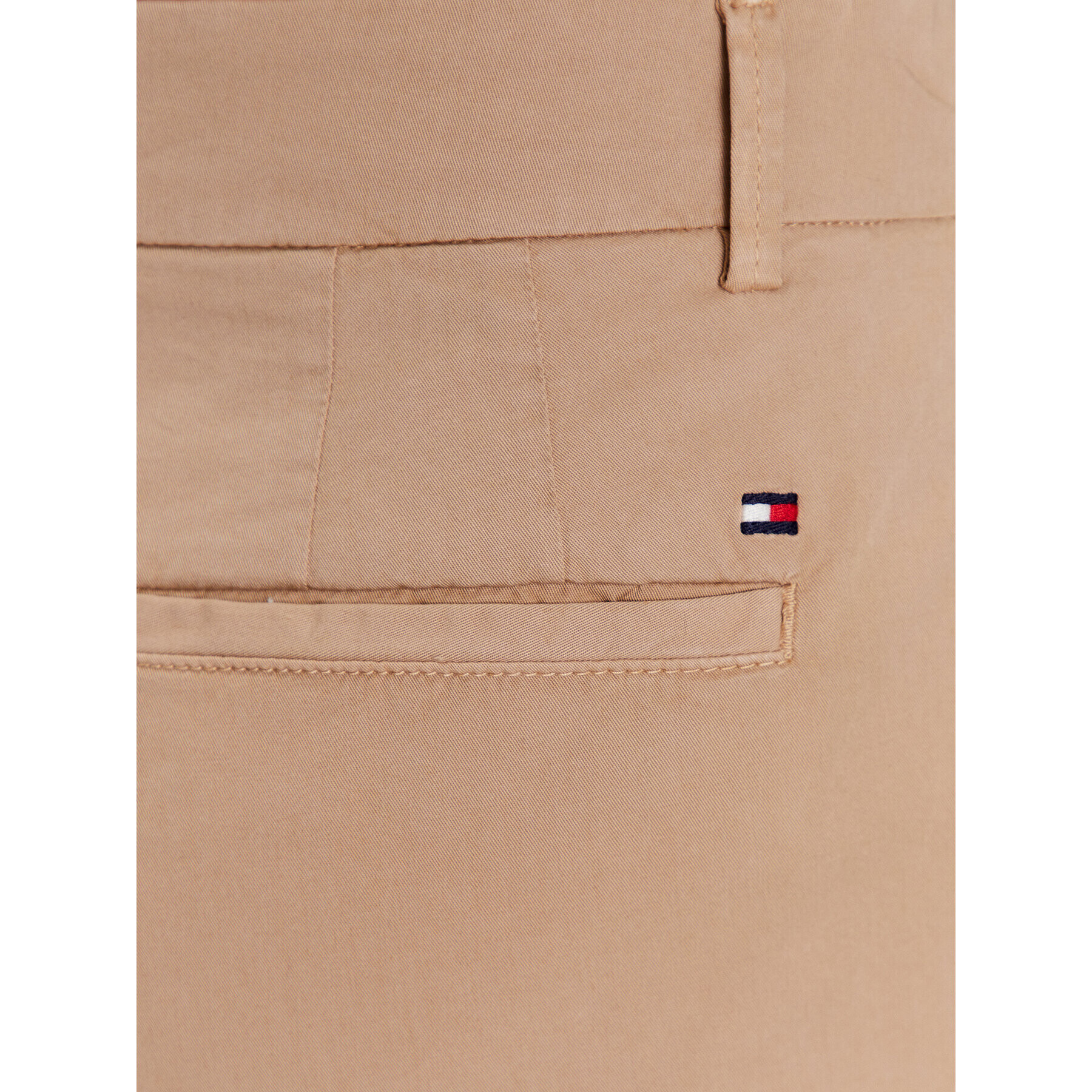 Tommy Hilfiger Шорти от плат WW0WW37772 Бежов Regular Fit - Pepit.bg