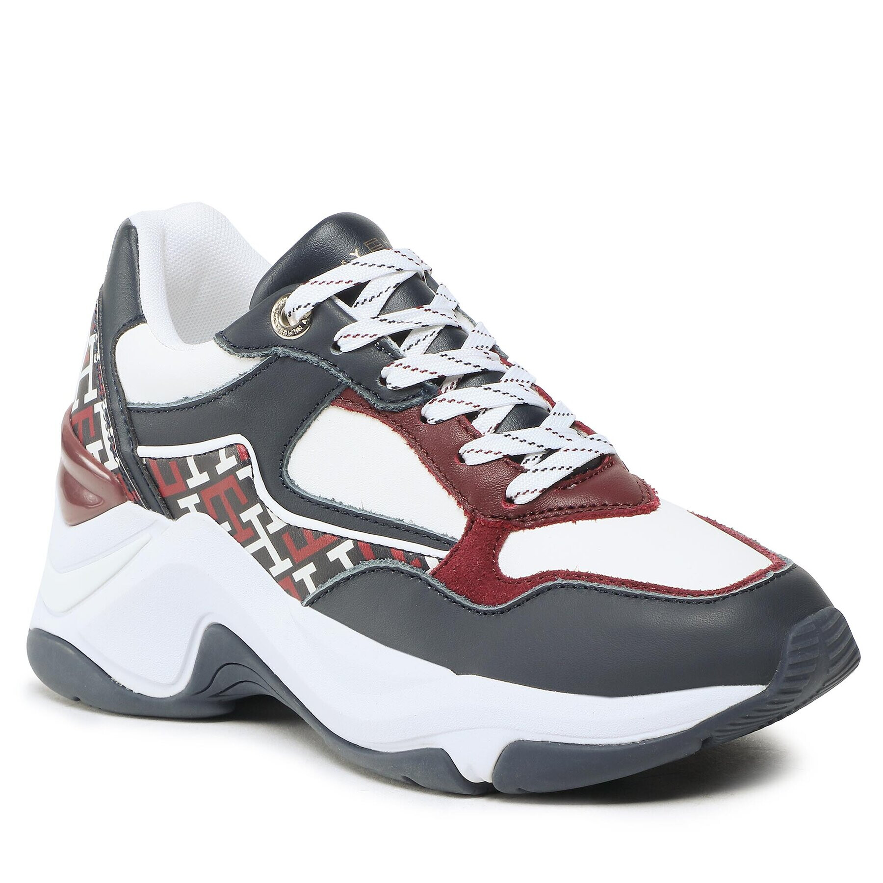 Tommy Hilfiger Сникърси Chunky Sneaker Monogram FW0FW06789 Цветен - Pepit.bg