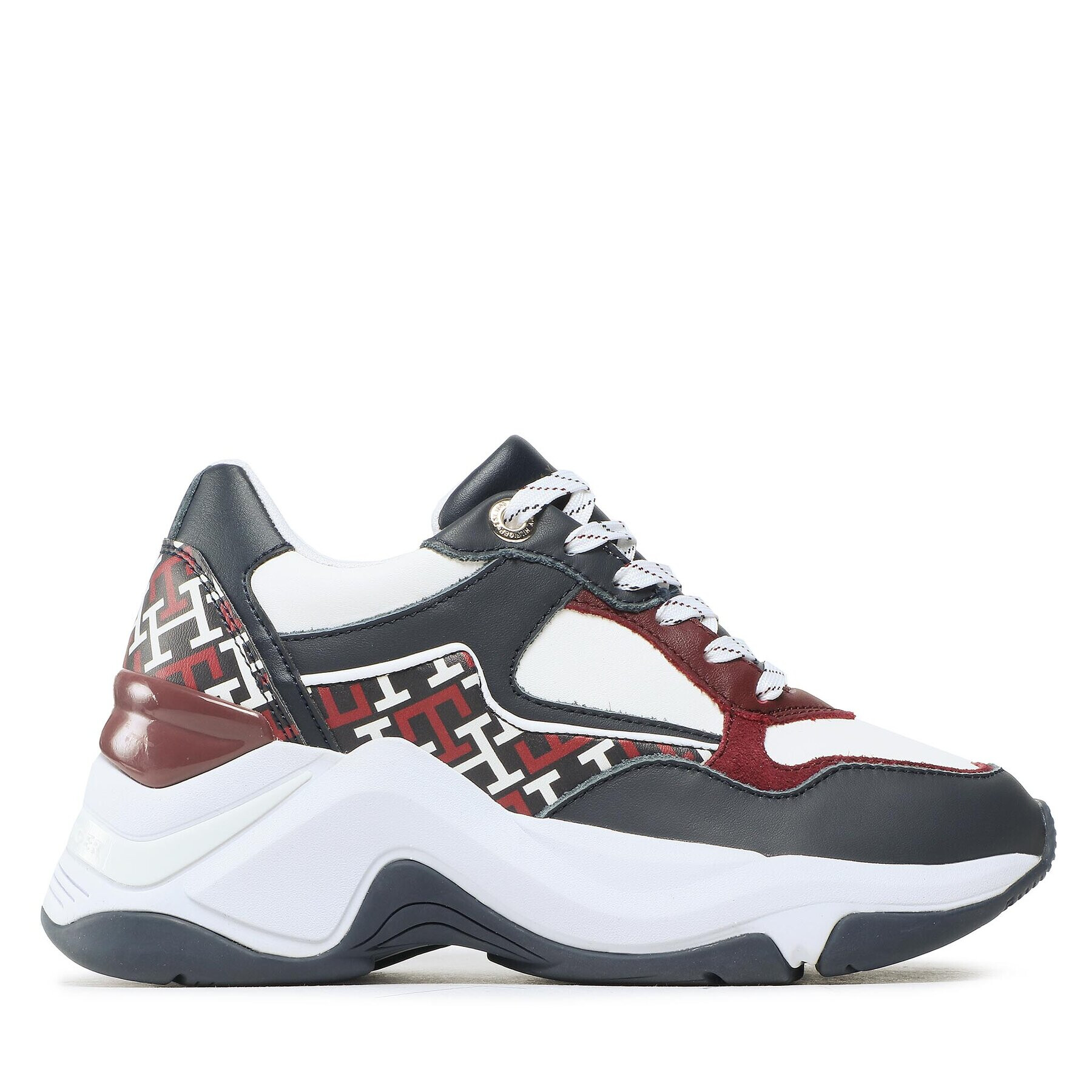 Tommy Hilfiger Сникърси Chunky Sneaker Monogram FW0FW06789 Цветен - Pepit.bg