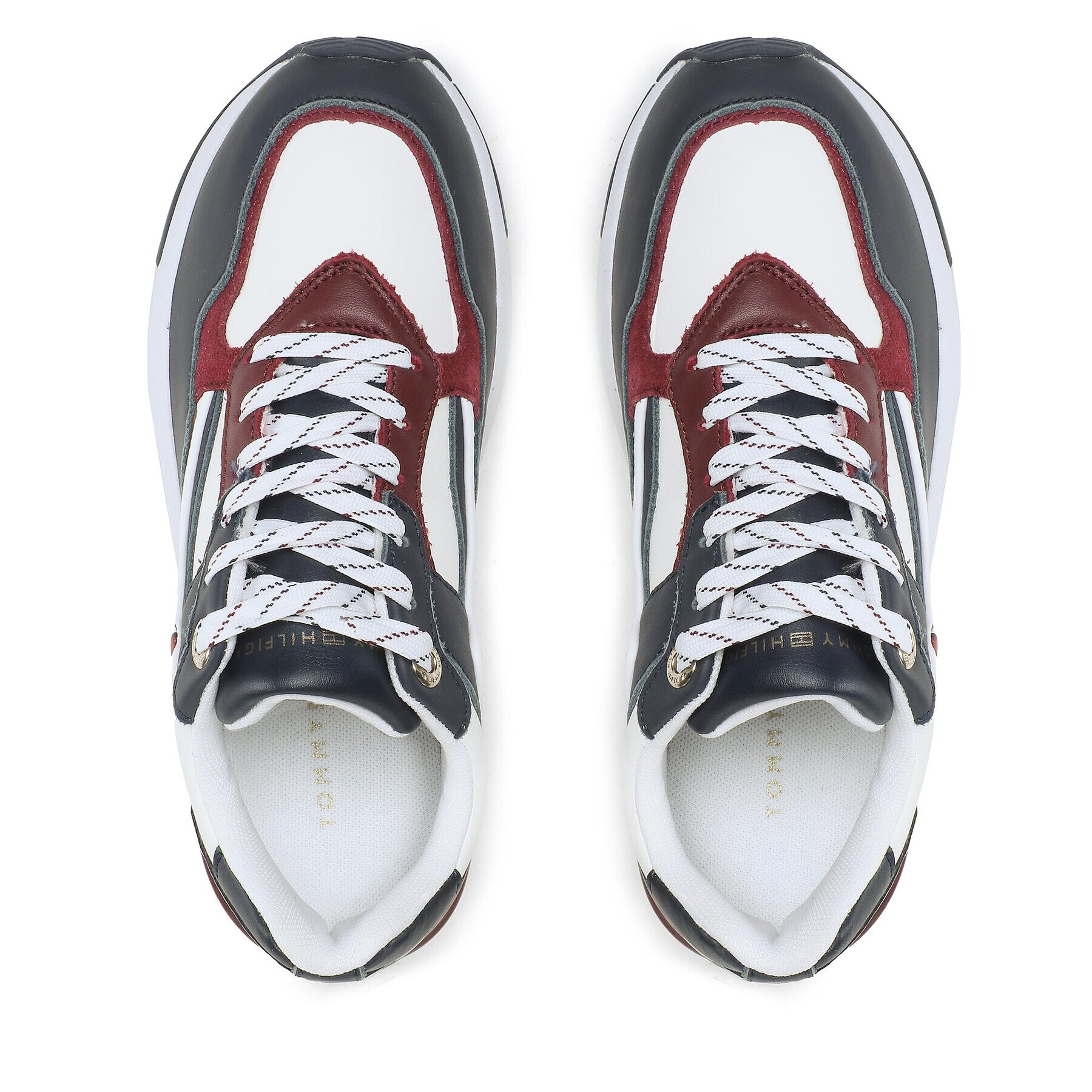 Tommy Hilfiger Сникърси Chunky Sneaker Monogram FW0FW06789 Цветен - Pepit.bg