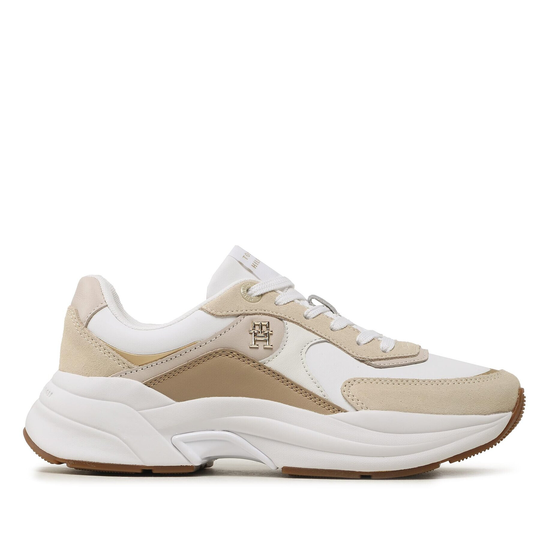 Tommy Hilfiger Сникърси Chunky Th Runner FW0FW07386 Бял - Pepit.bg