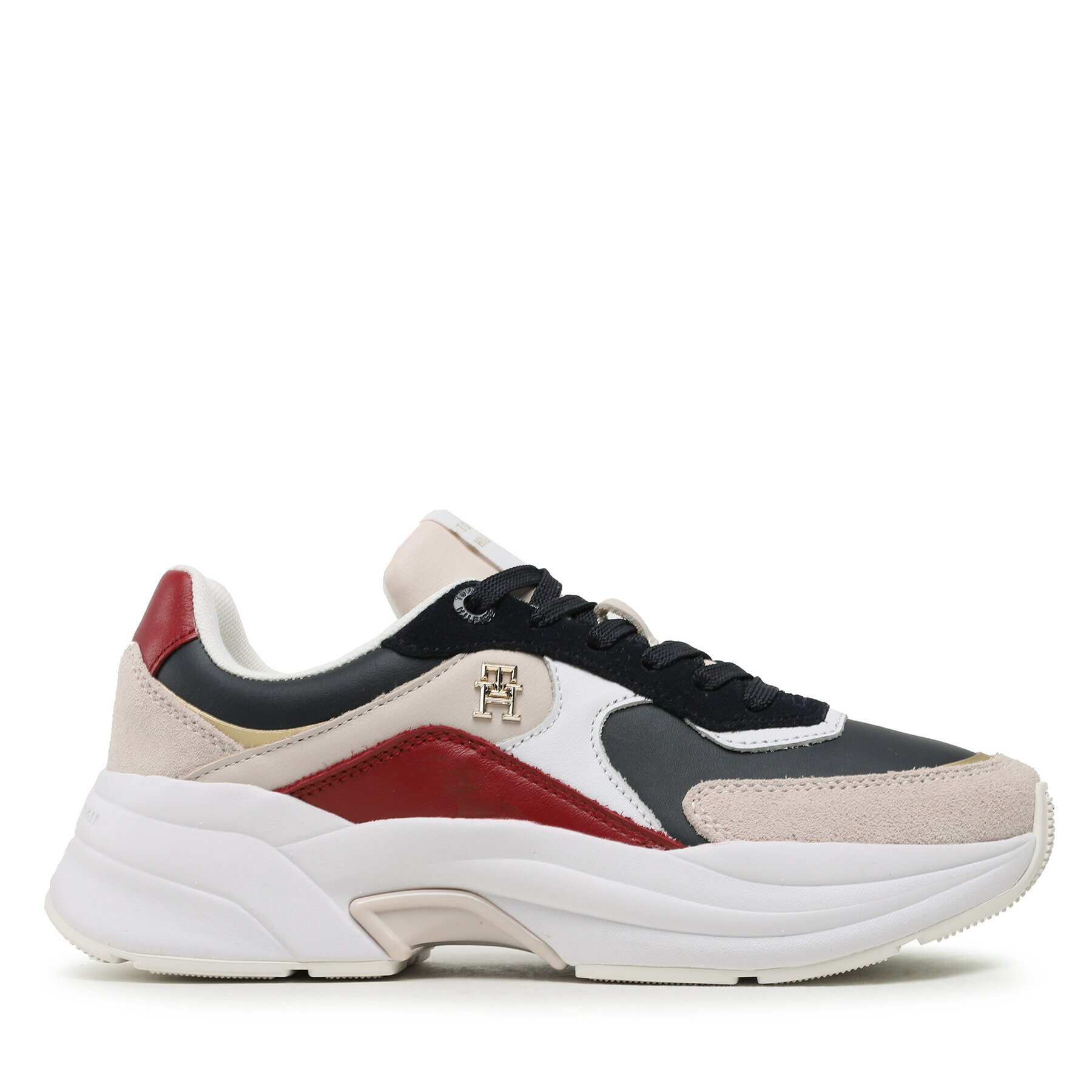 Tommy Hilfiger Сникърси Chunky Th Runner FW0FW07386 Син - Pepit.bg