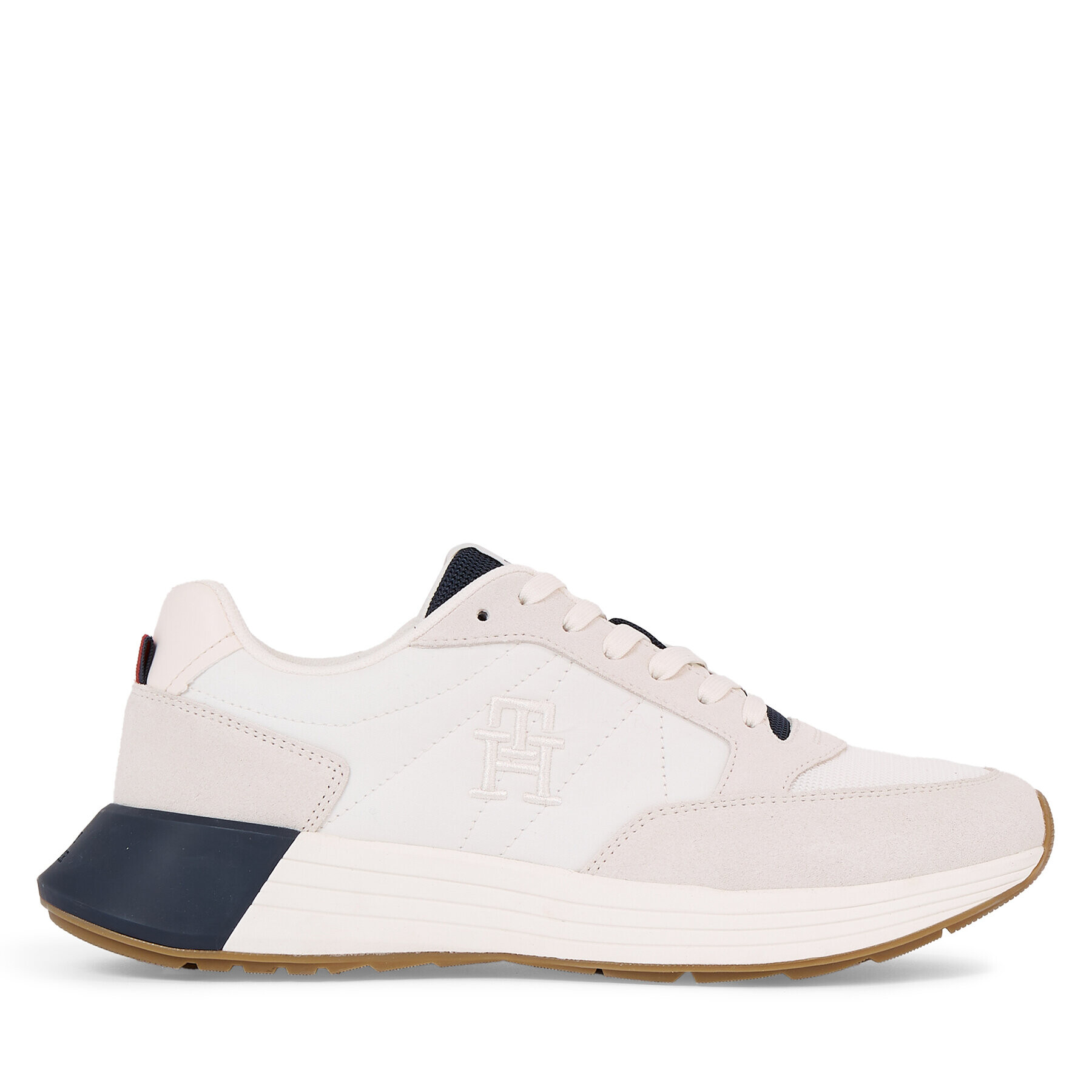 Tommy Hilfiger Сникърси Classic Elevated Runner Mix FM0FM04636 Бял - Pepit.bg