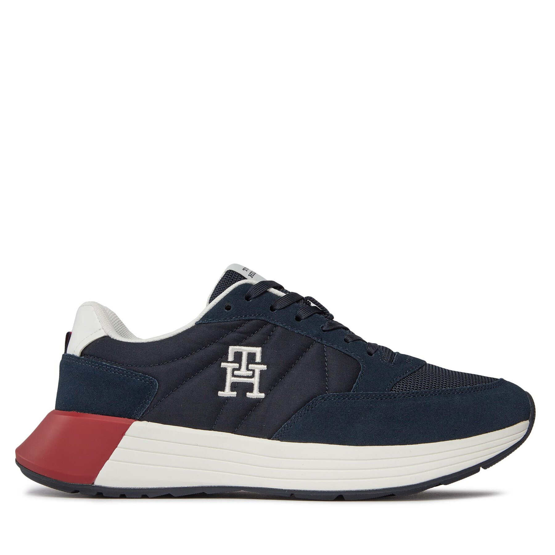 Tommy Hilfiger Сникърси Classic Elevated Runner Mix FM0FM04636 Син - Pepit.bg