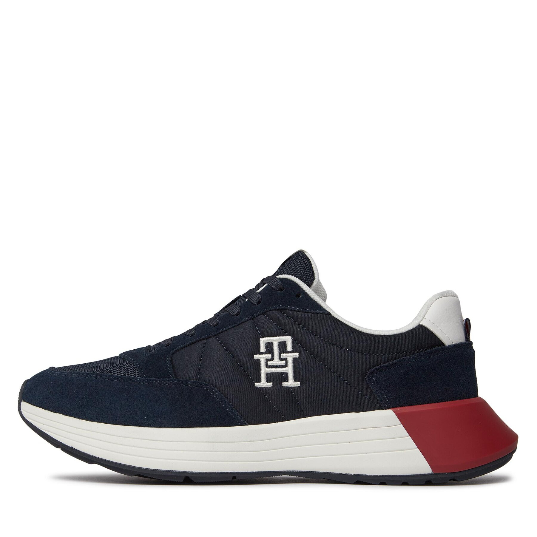 Tommy Hilfiger Сникърси Classic Elevated Runner Mix FM0FM04636 Син - Pepit.bg