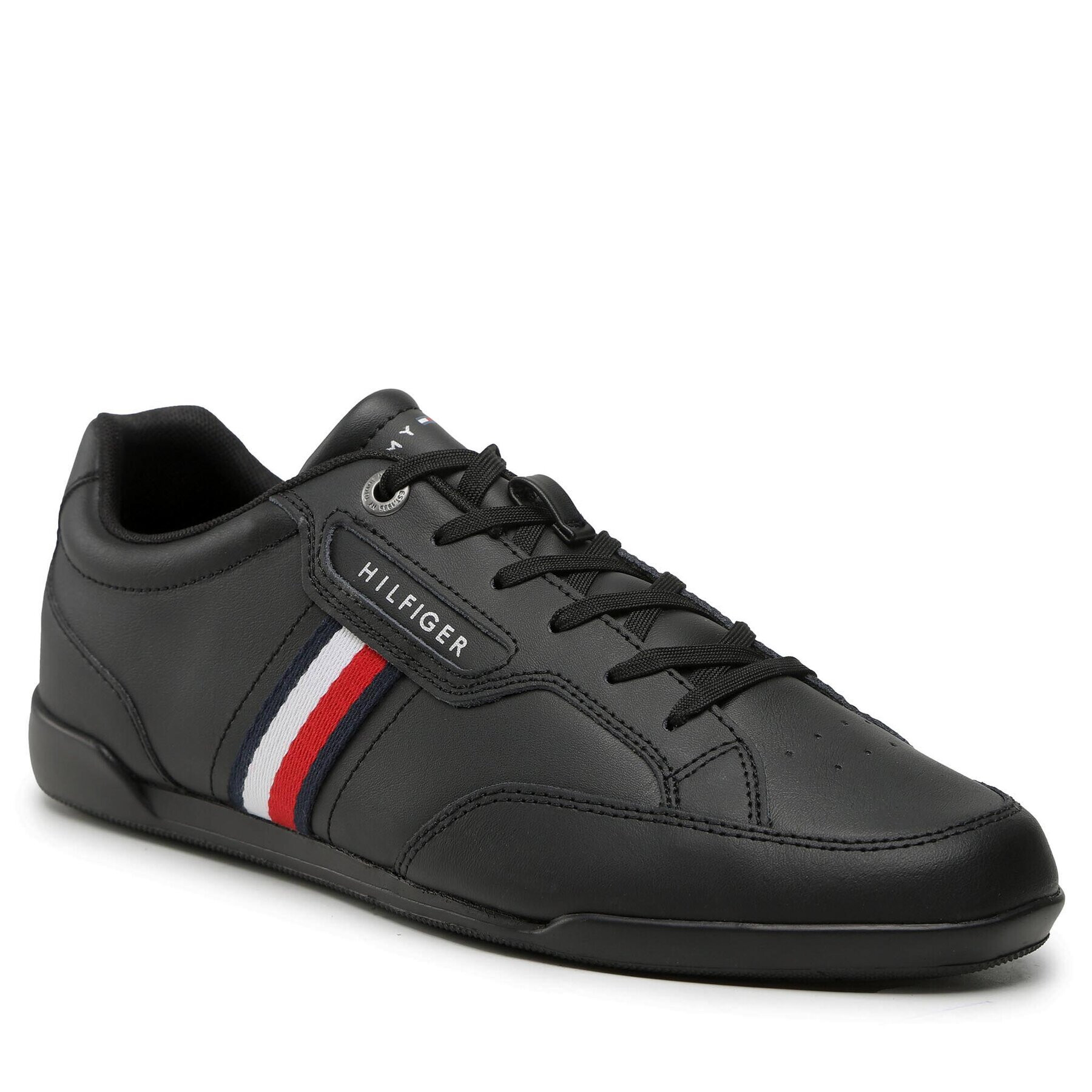 Tommy Hilfiger Сникърси Classic Lo Cupsole Leather FM0FM04277 Черен - Pepit.bg