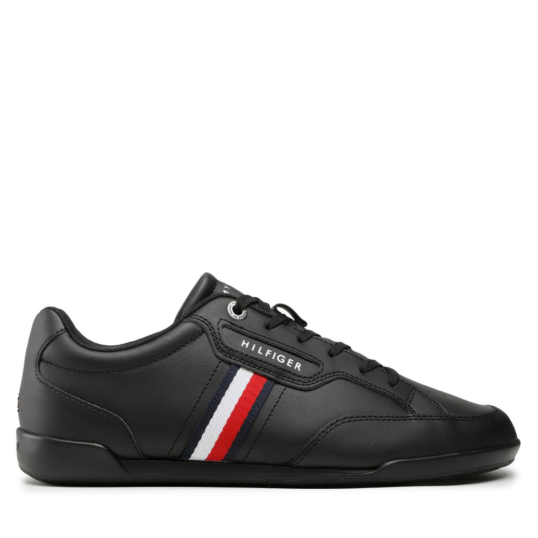 Tommy Hilfiger Сникърси Classic Lo Cupsole Leather FM0FM04277 Черен - Pepit.bg