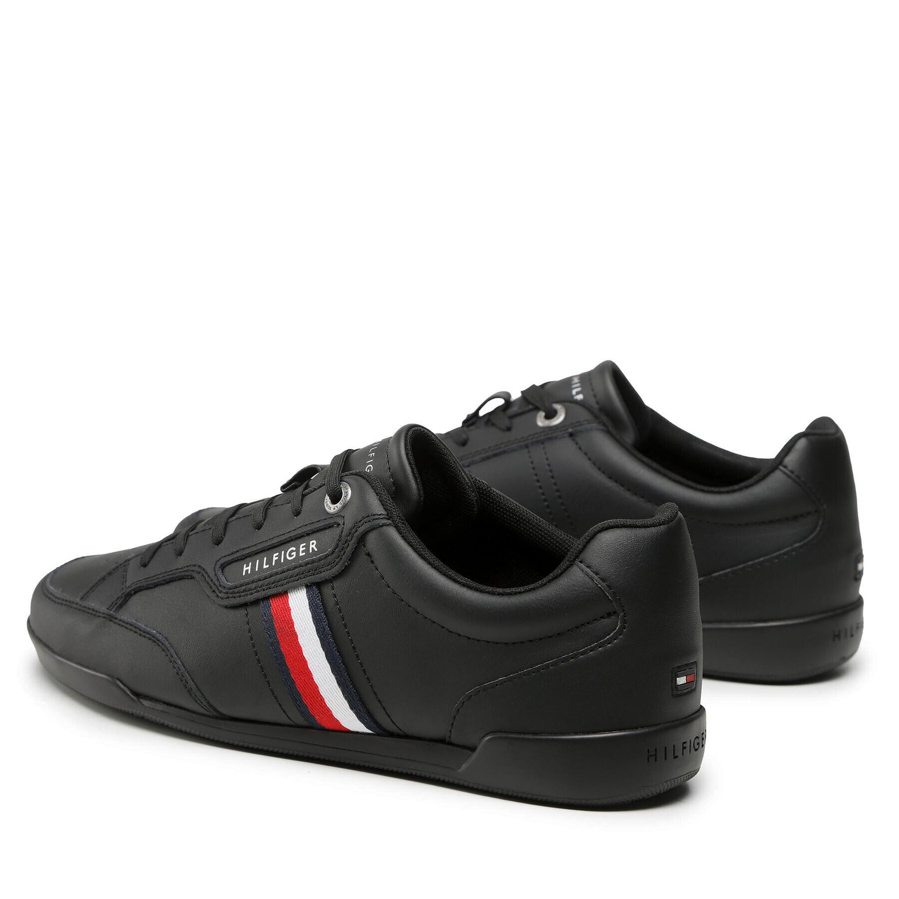 Tommy Hilfiger Сникърси Classic Lo Cupsole Leather FM0FM04277 Черен - Pepit.bg