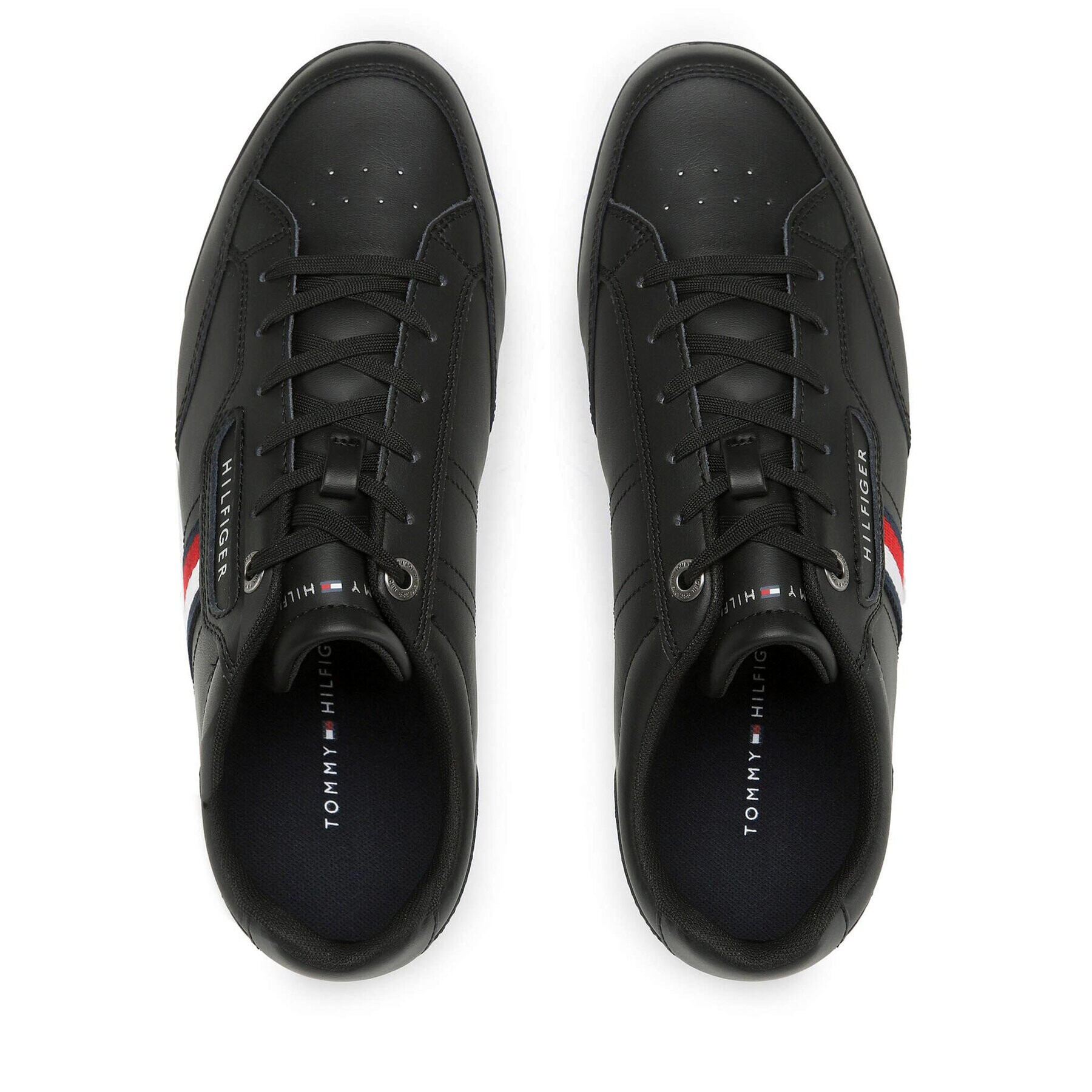 Tommy Hilfiger Сникърси Classic Lo Cupsole Leather FM0FM04277 Черен - Pepit.bg