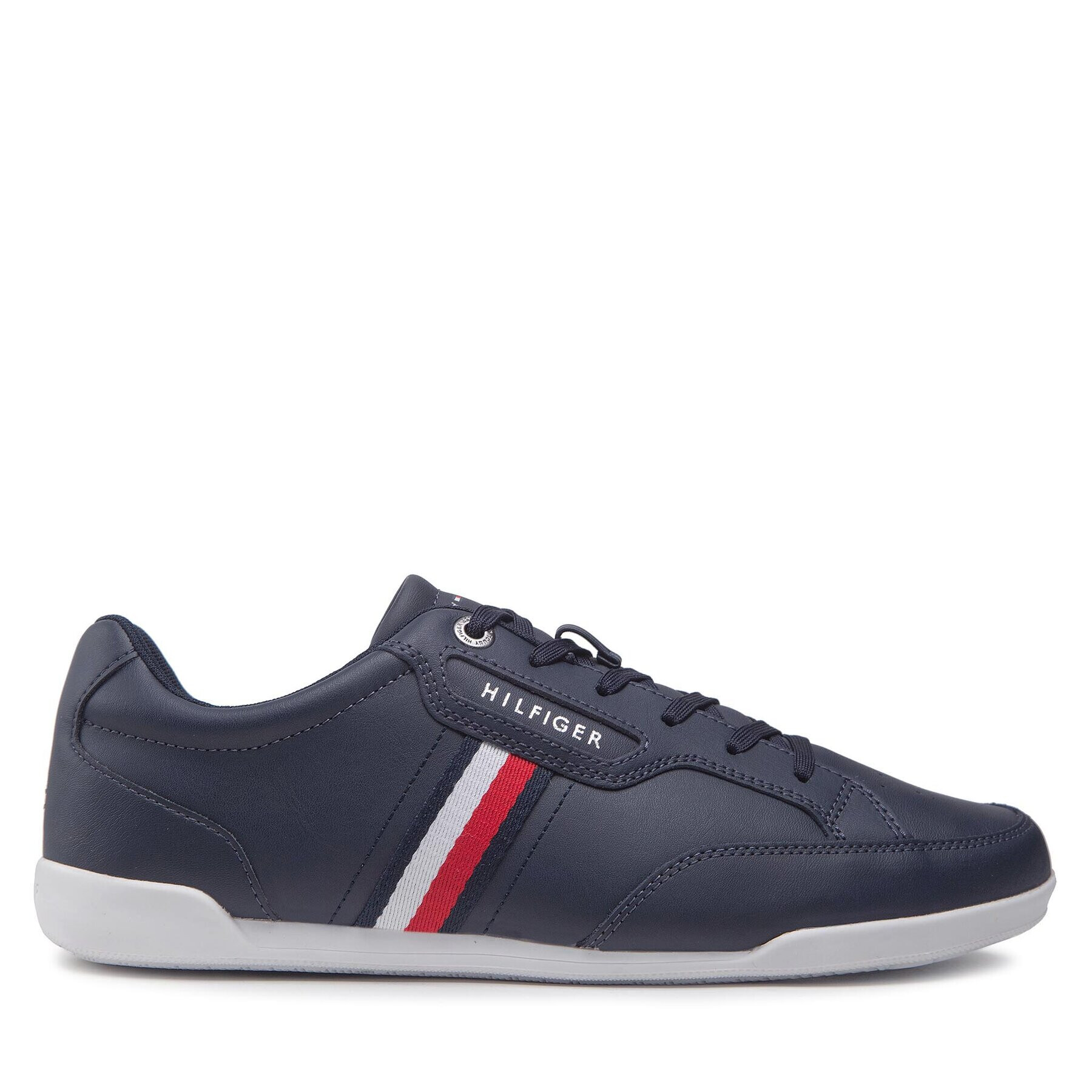 Tommy Hilfiger Сникърси Classic Lo Cupsole Leather FM0FM04277 Тъмносин - Pepit.bg