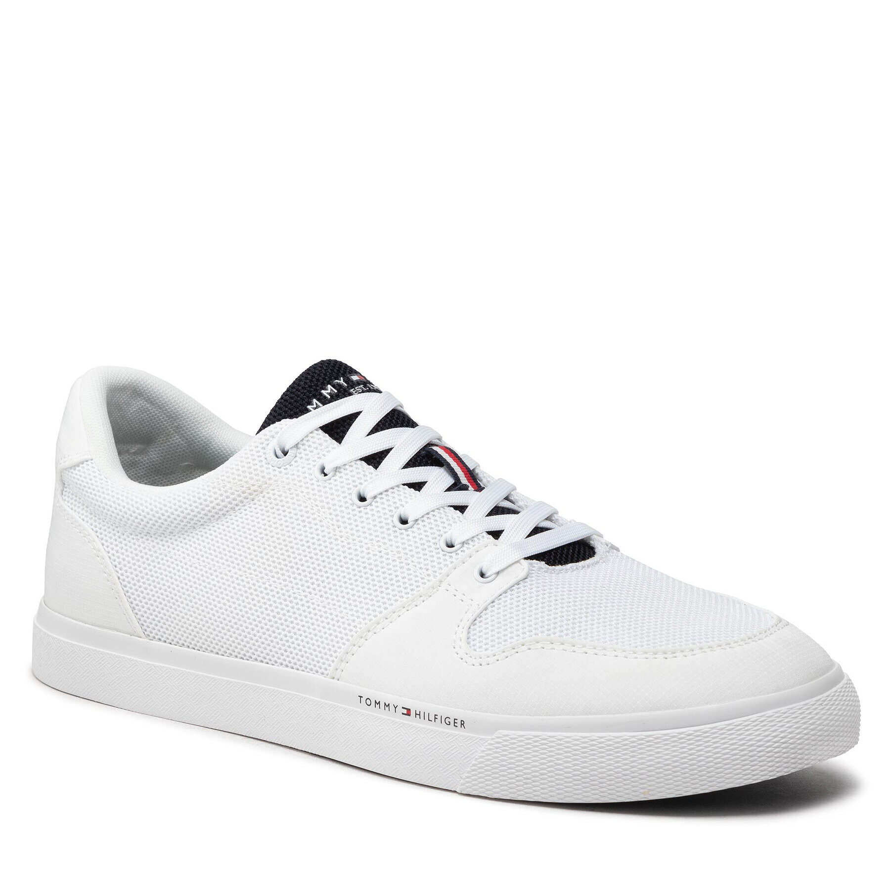 Tommy Hilfiger Сникърси Core Mix Mesh Vulc FM0FM04035 Бял - Pepit.bg