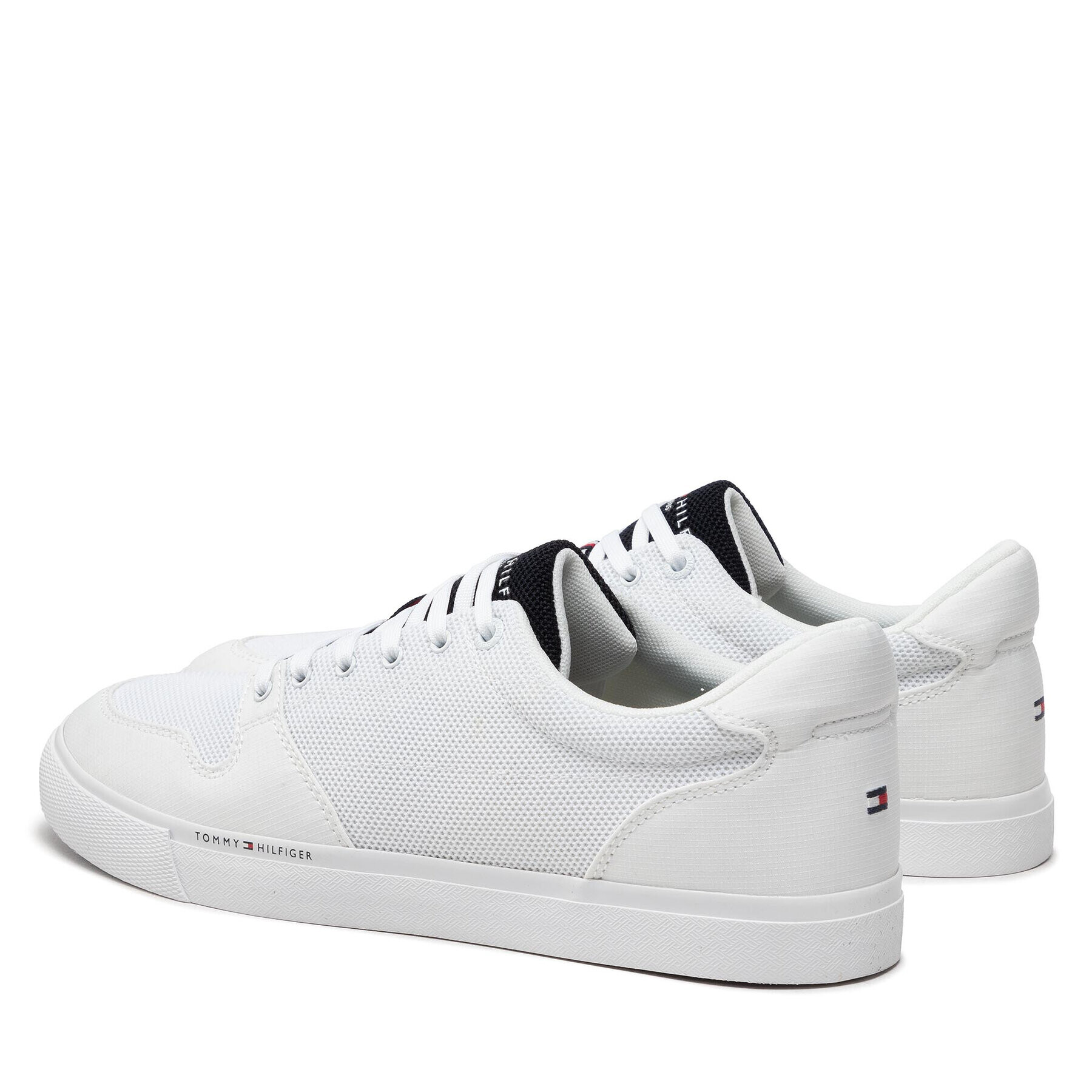 Tommy Hilfiger Сникърси Core Mix Mesh Vulc FM0FM04035 Бял - Pepit.bg