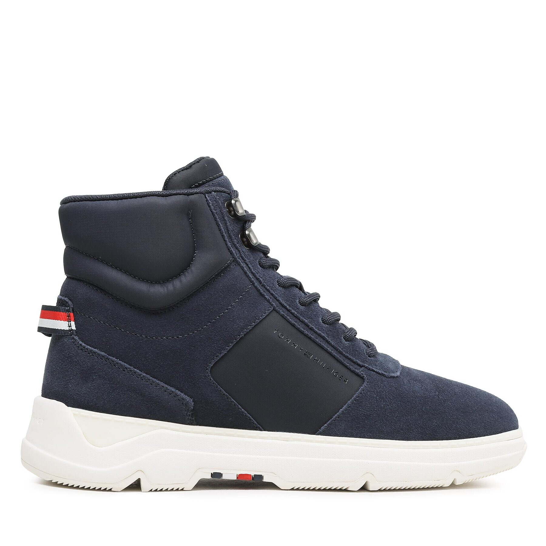 Tommy Hilfiger Сникърси Core Mix Suede Hybrid Boot FM0FM04596 Тъмносин - Pepit.bg