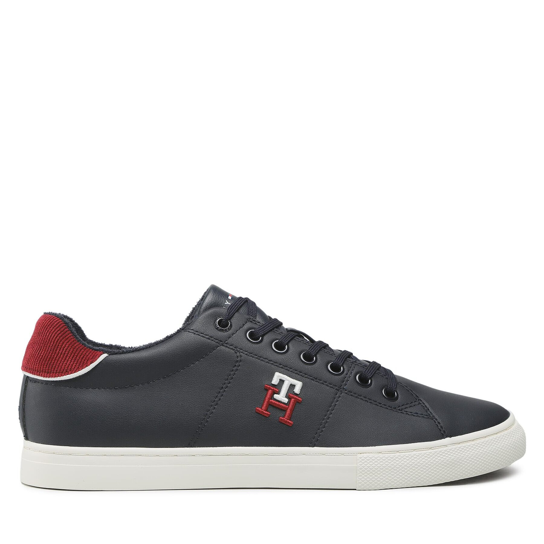 Tommy Hilfiger Сникърси Core Vulc Varsity Monogram FM0FM04350 Тъмносин - Pepit.bg