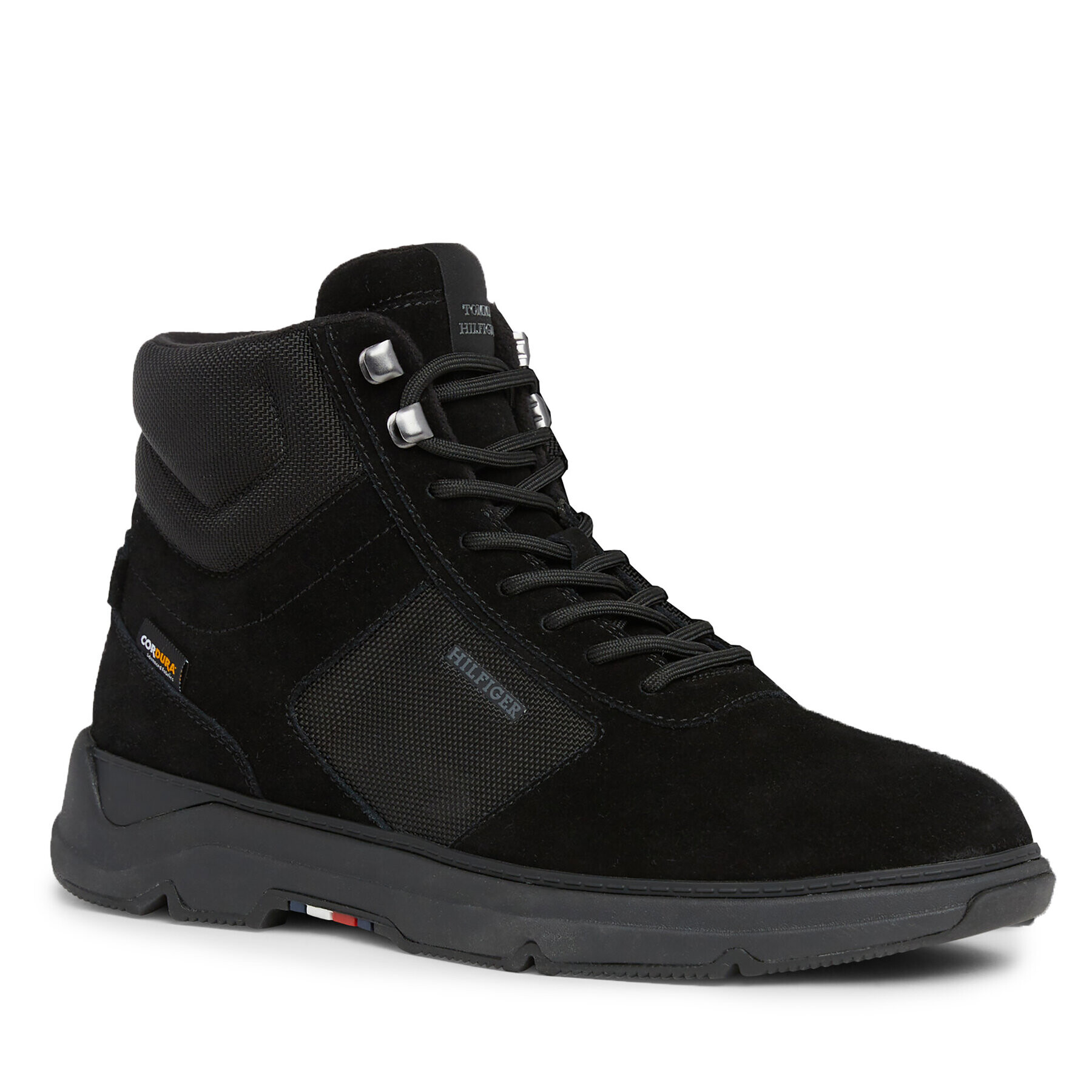 Tommy Hilfiger Сникърси Core W Mix Cordura Hybrid Boot FM0FM04807 Черен - Pepit.bg