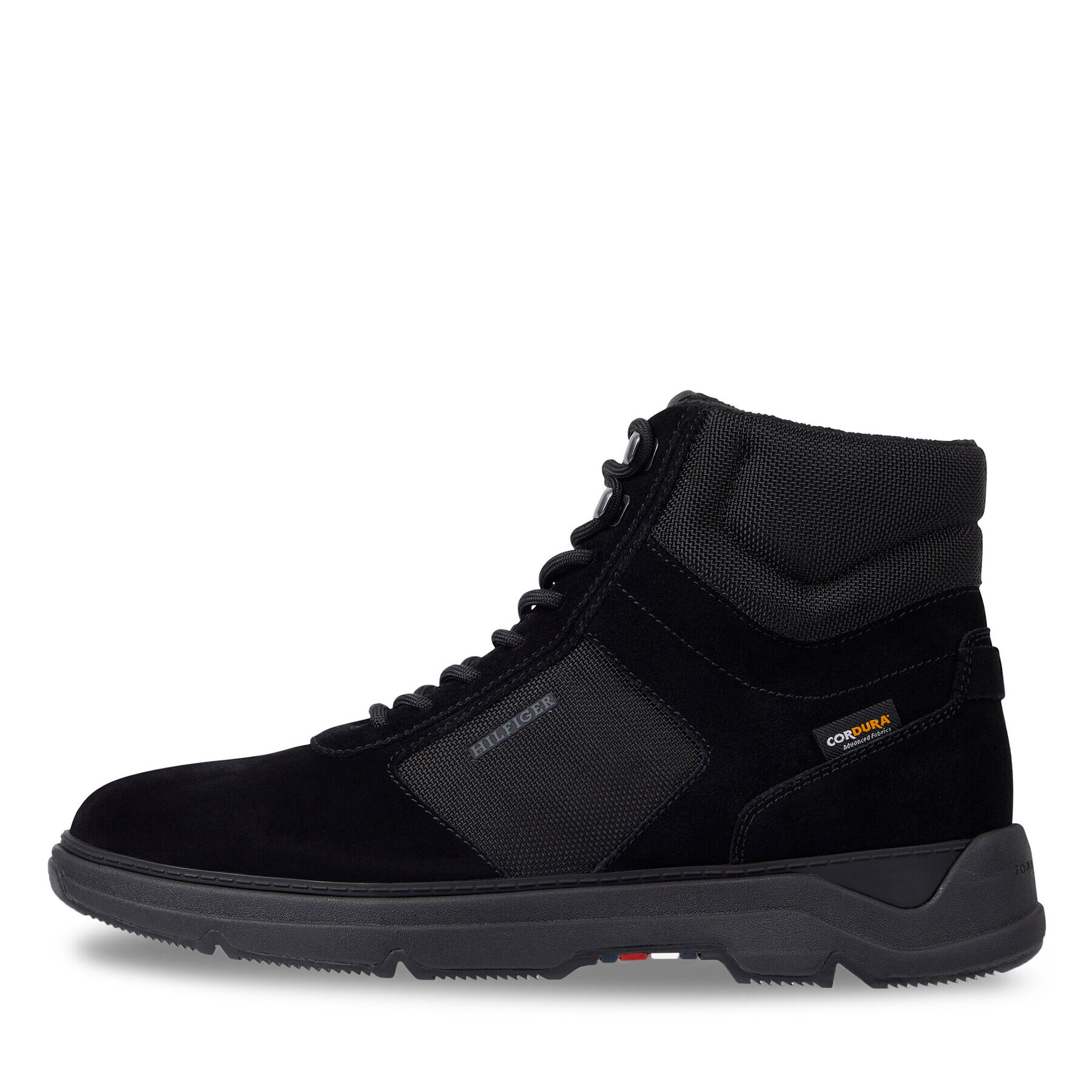 Tommy Hilfiger Сникърси Core W Mix Cordura Hybrid Boot FM0FM04807 Черен - Pepit.bg