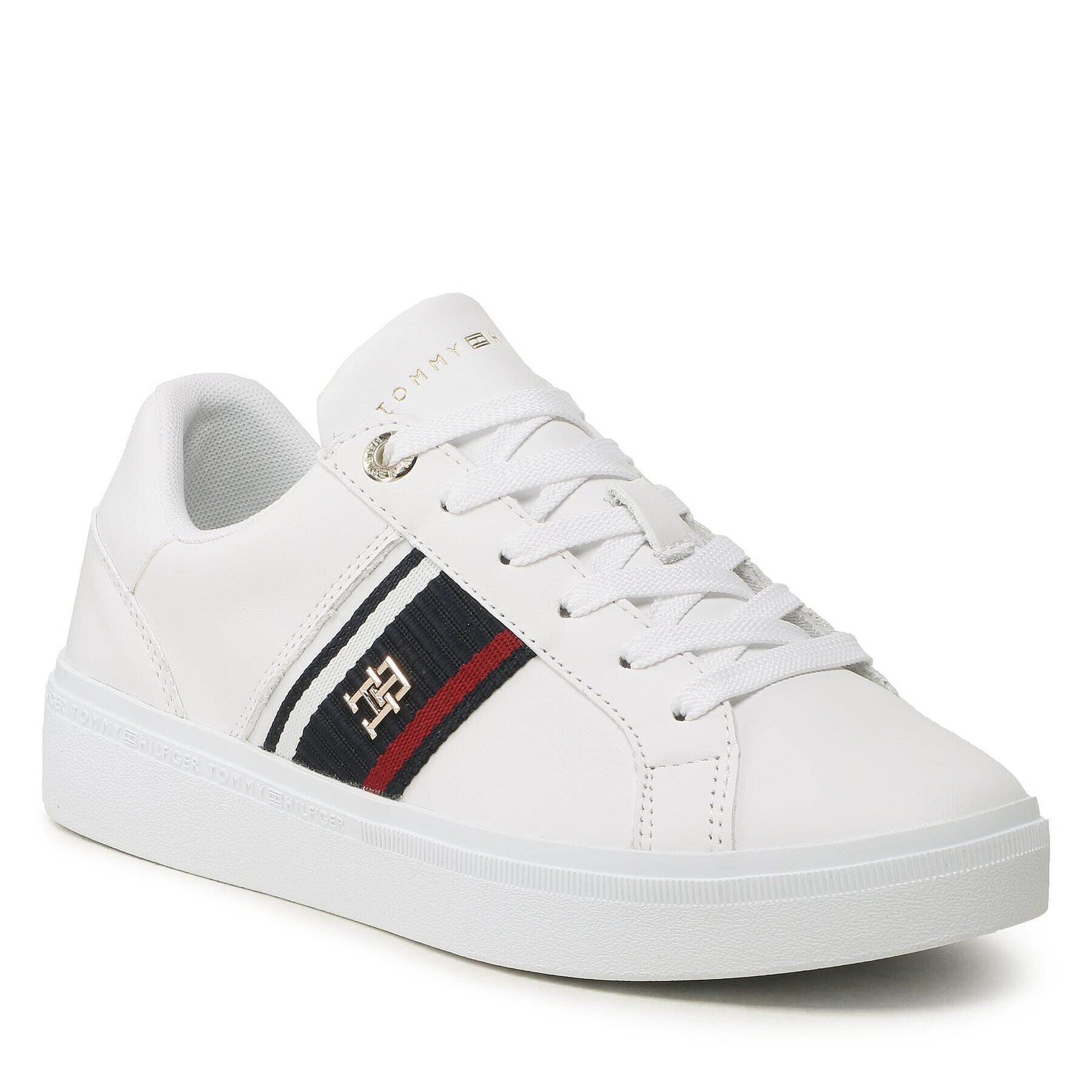 Tommy Hilfiger Сникърси Corp Webbing FW0FW07379 Бял - Pepit.bg