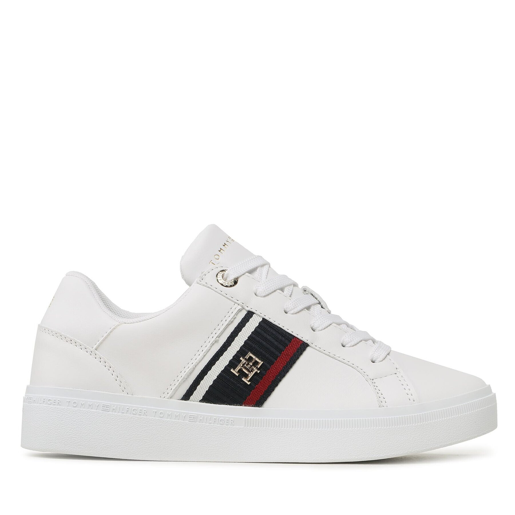 Tommy Hilfiger Сникърси Corp Webbing FW0FW07379 Бял - Pepit.bg