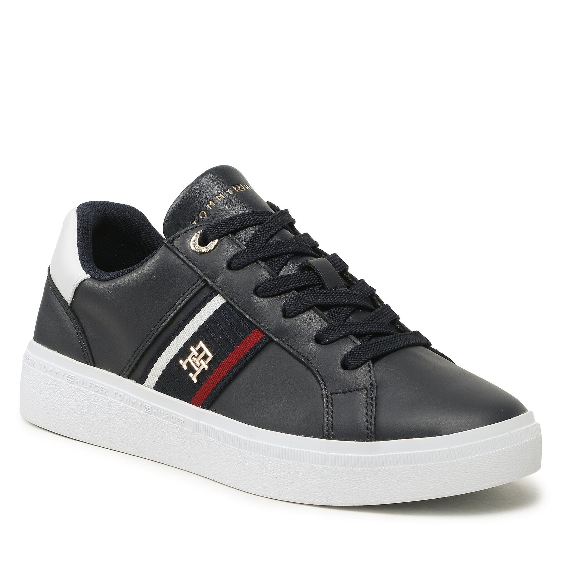Tommy Hilfiger Сникърси Corp Webbing FW0FW07379 Тъмносин - Pepit.bg