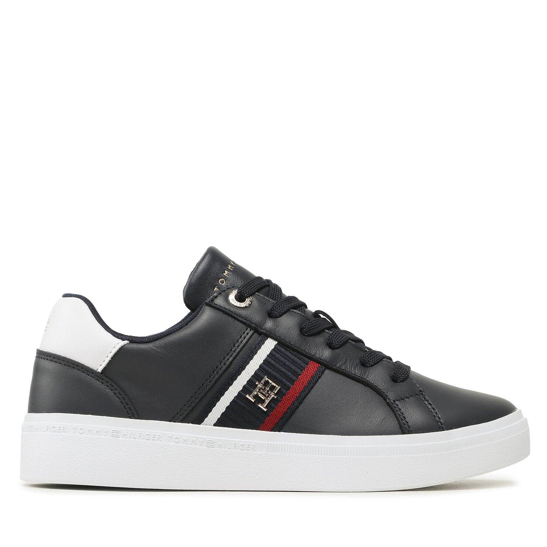 Tommy Hilfiger Сникърси Corp Webbing FW0FW07379 Тъмносин - Pepit.bg