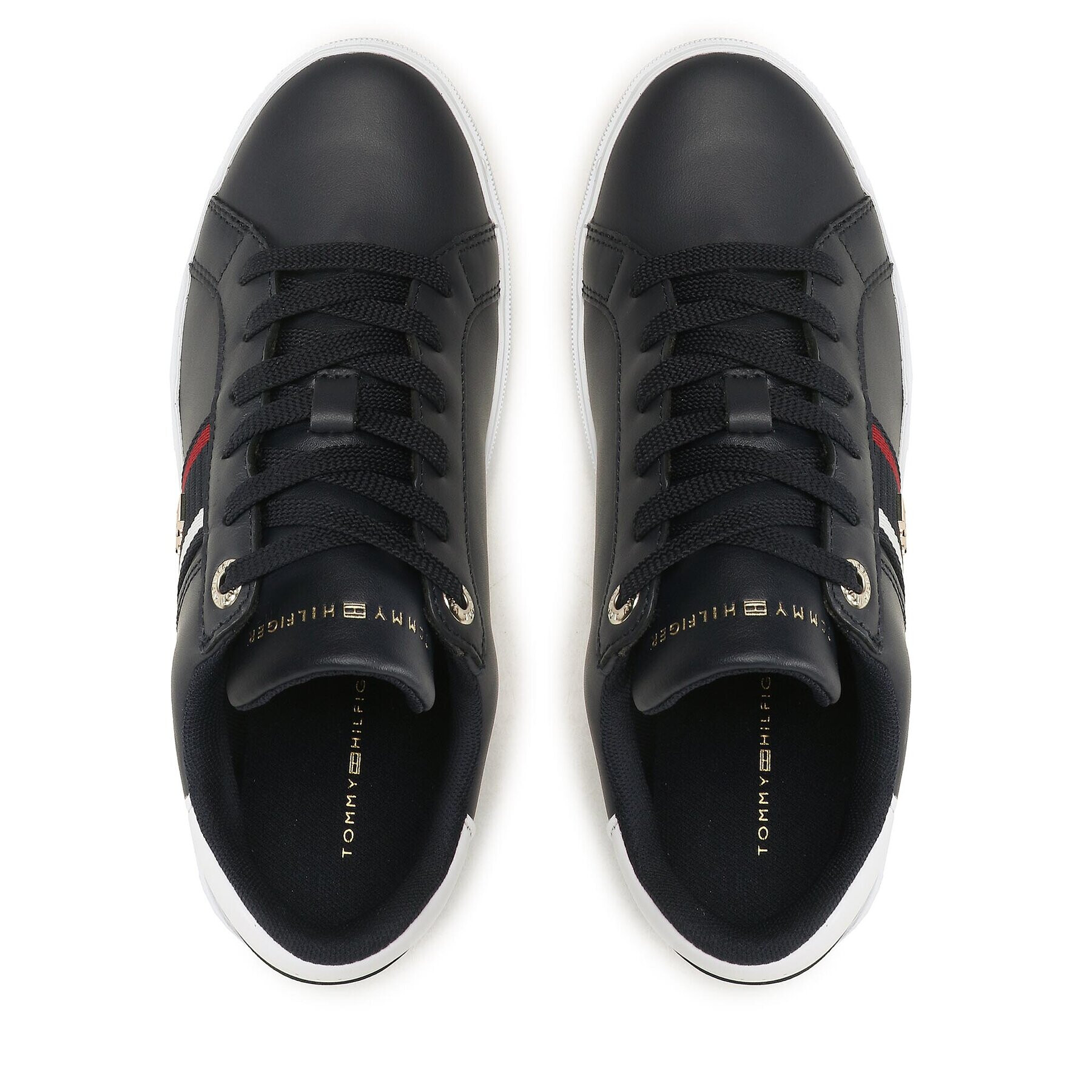 Tommy Hilfiger Сникърси Corp Webbing FW0FW07379 Тъмносин - Pepit.bg