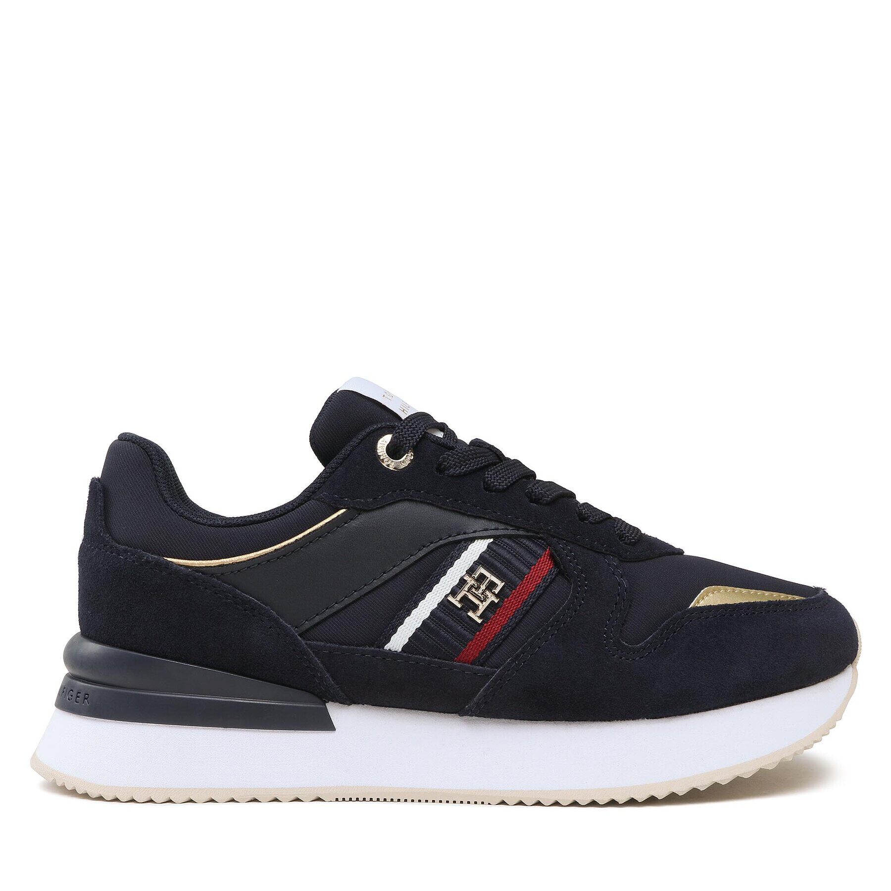 Tommy Hilfiger Сникърси Corp Webbing Runner FW0FW07383 Тъмносин - Pepit.bg
