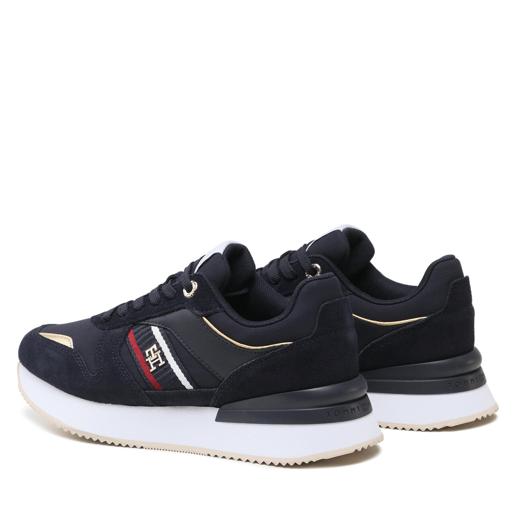 Tommy Hilfiger Сникърси Corp Webbing Runner FW0FW07383 Тъмносин - Pepit.bg