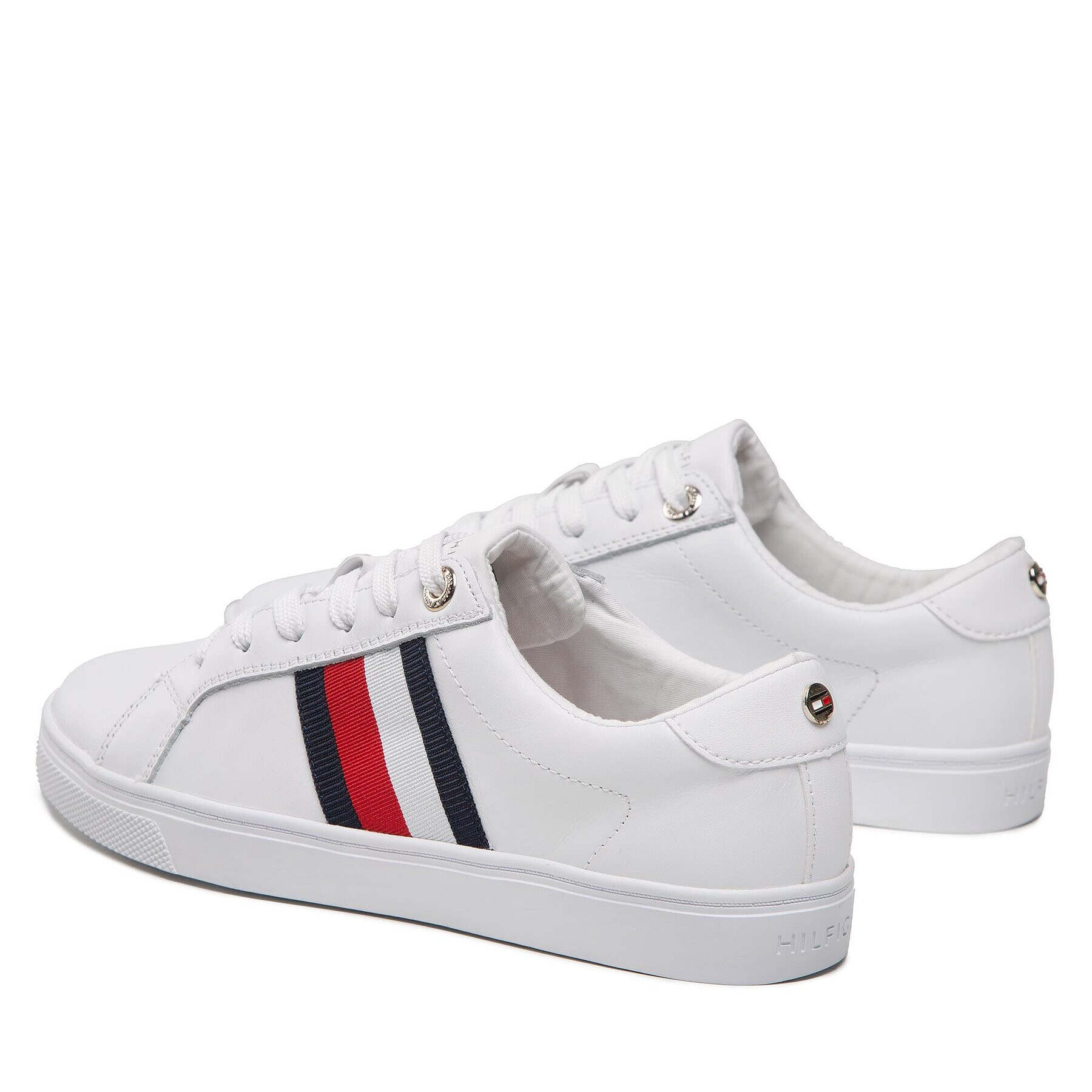 Tommy Hilfiger Сникърси Corp Webbing Sneaker FW0FW06721 Бял - Pepit.bg