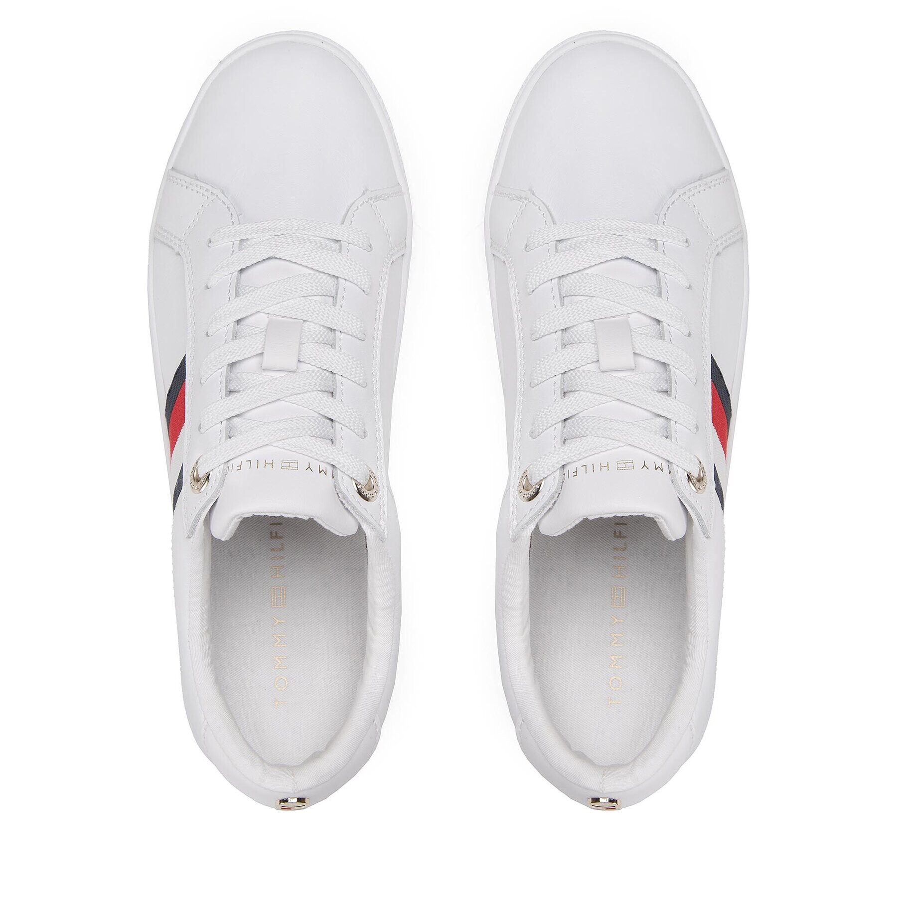 Tommy Hilfiger Сникърси Corp Webbing Sneaker FW0FW06721 Бял - Pepit.bg