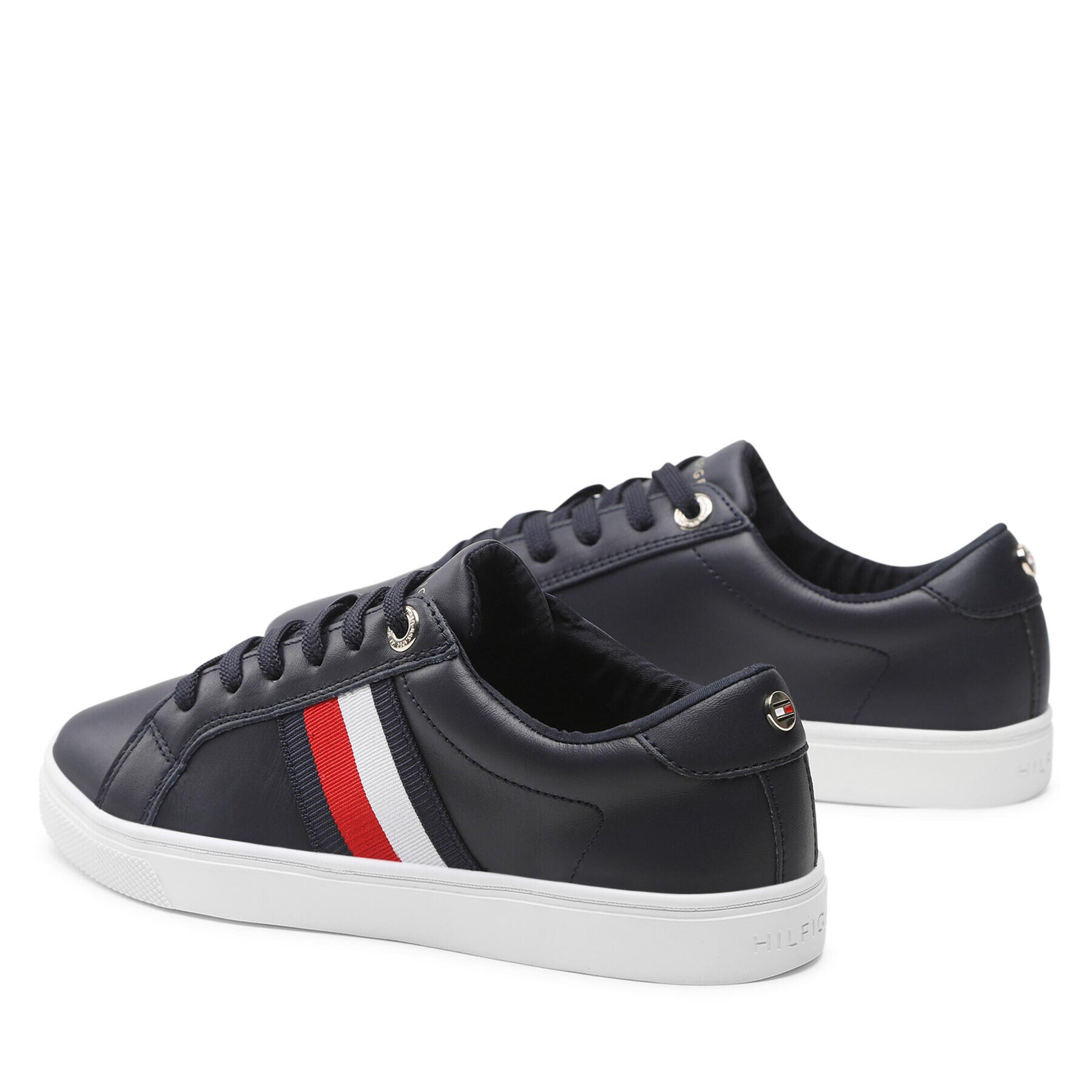 Tommy Hilfiger Сникърси Corp Webbing Sneaker FW0FW06721 Тъмносин - Pepit.bg
