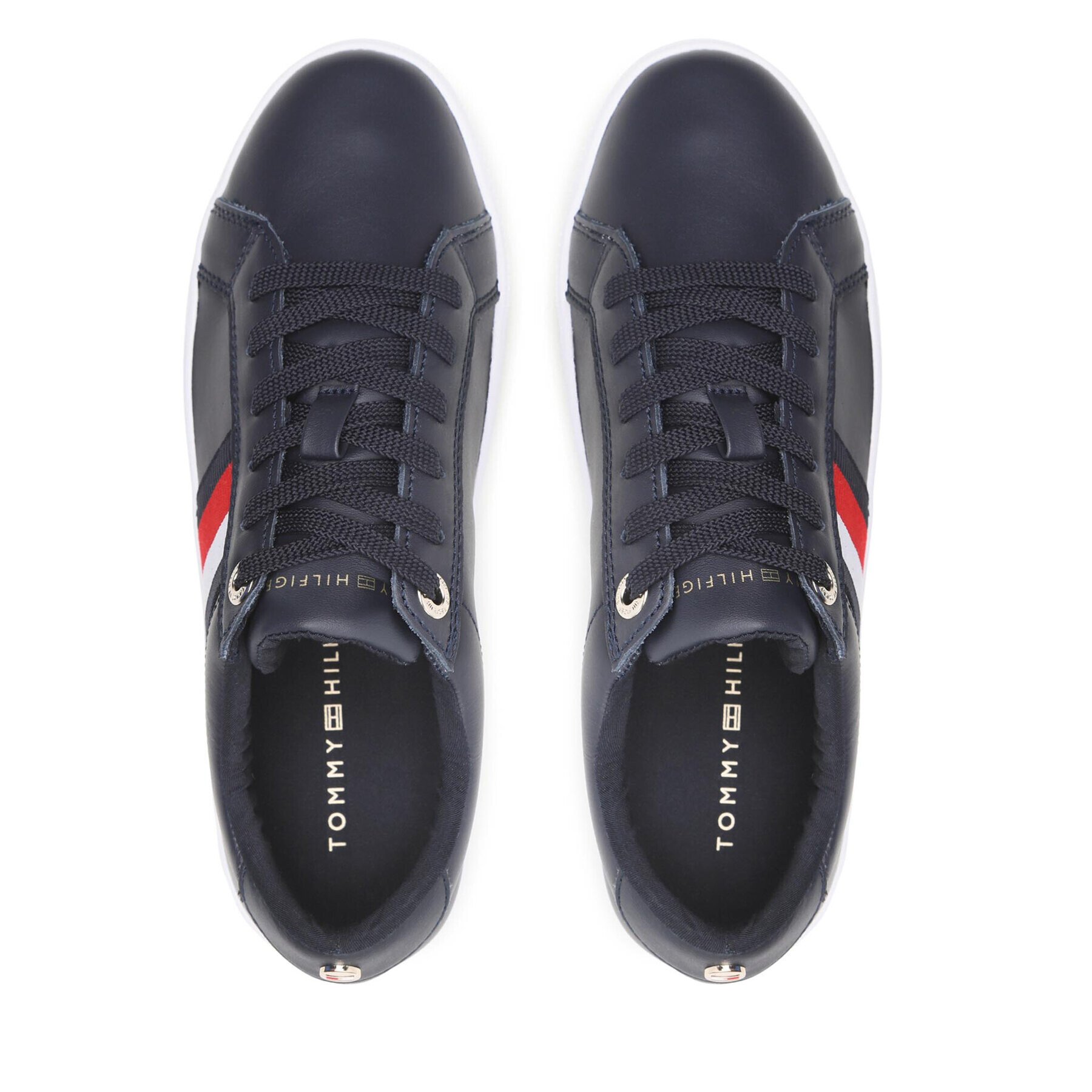 Tommy Hilfiger Сникърси Corp Webbing Sneaker FW0FW06721 Тъмносин - Pepit.bg