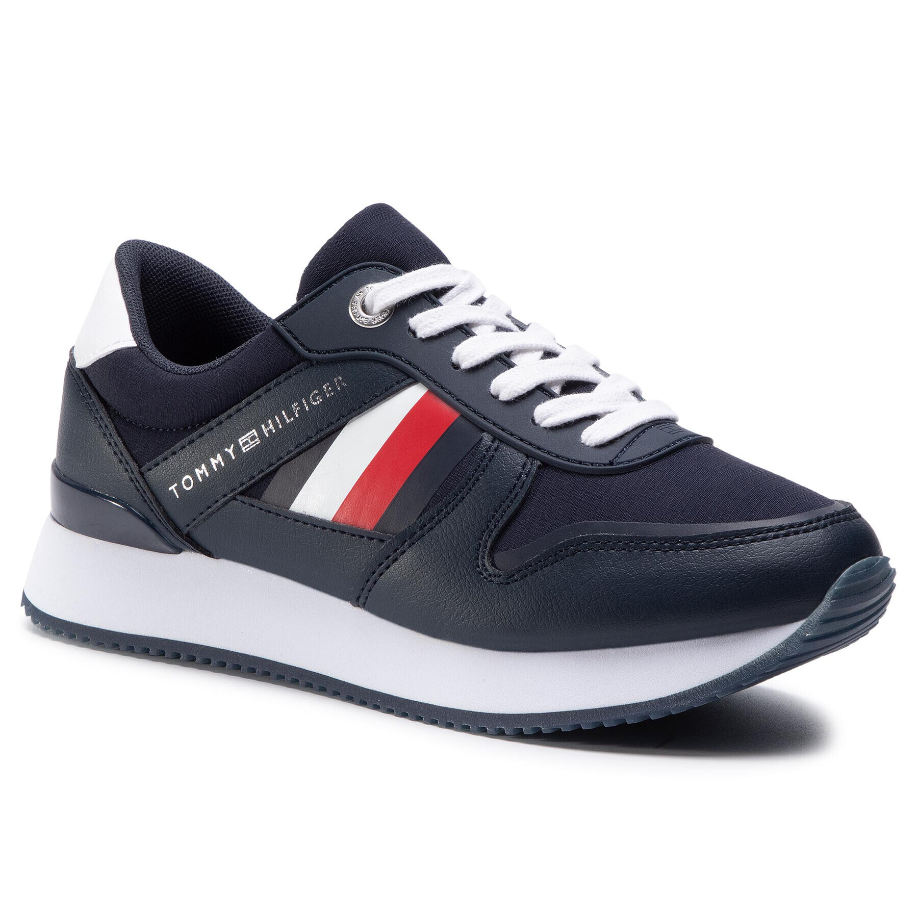 Tommy Hilfiger Сникърси Corporate Active City Sneaker FW0FW04685 Тъмносин - Pepit.bg