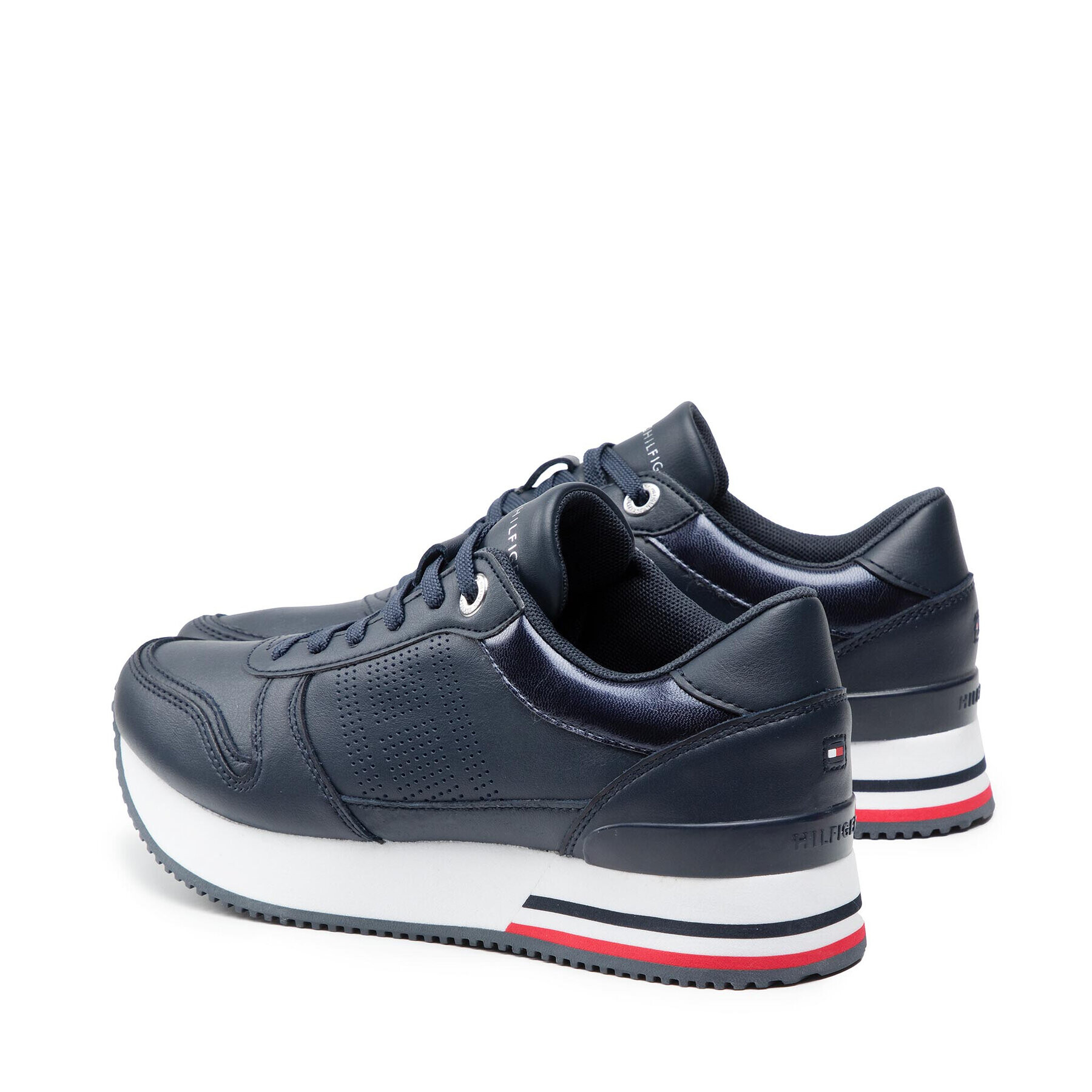 Tommy Hilfiger Сникърси Corporate Active City Sneaker FW0FW05800 Тъмносин - Pepit.bg