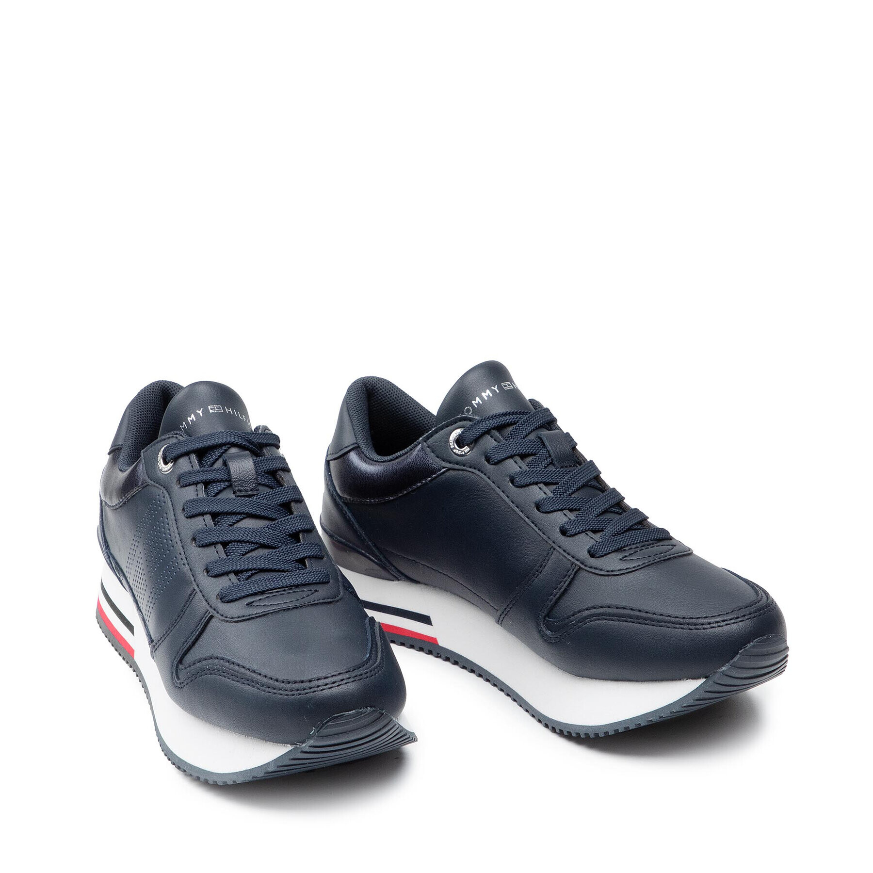 Tommy Hilfiger Сникърси Corporate Active City Sneaker FW0FW05800 Тъмносин - Pepit.bg